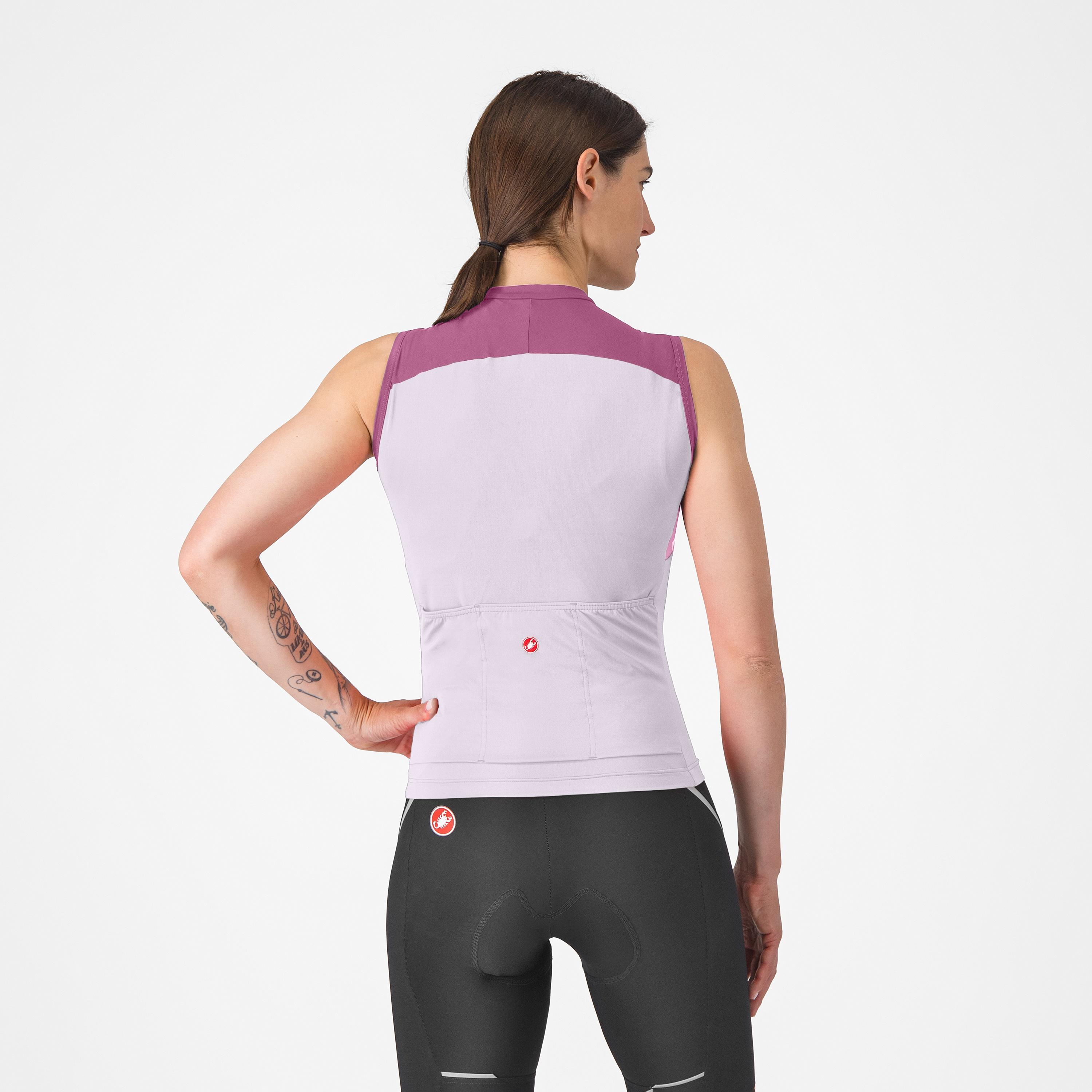 Sole sleeveless jersey - purple mist/deep purple - castelli