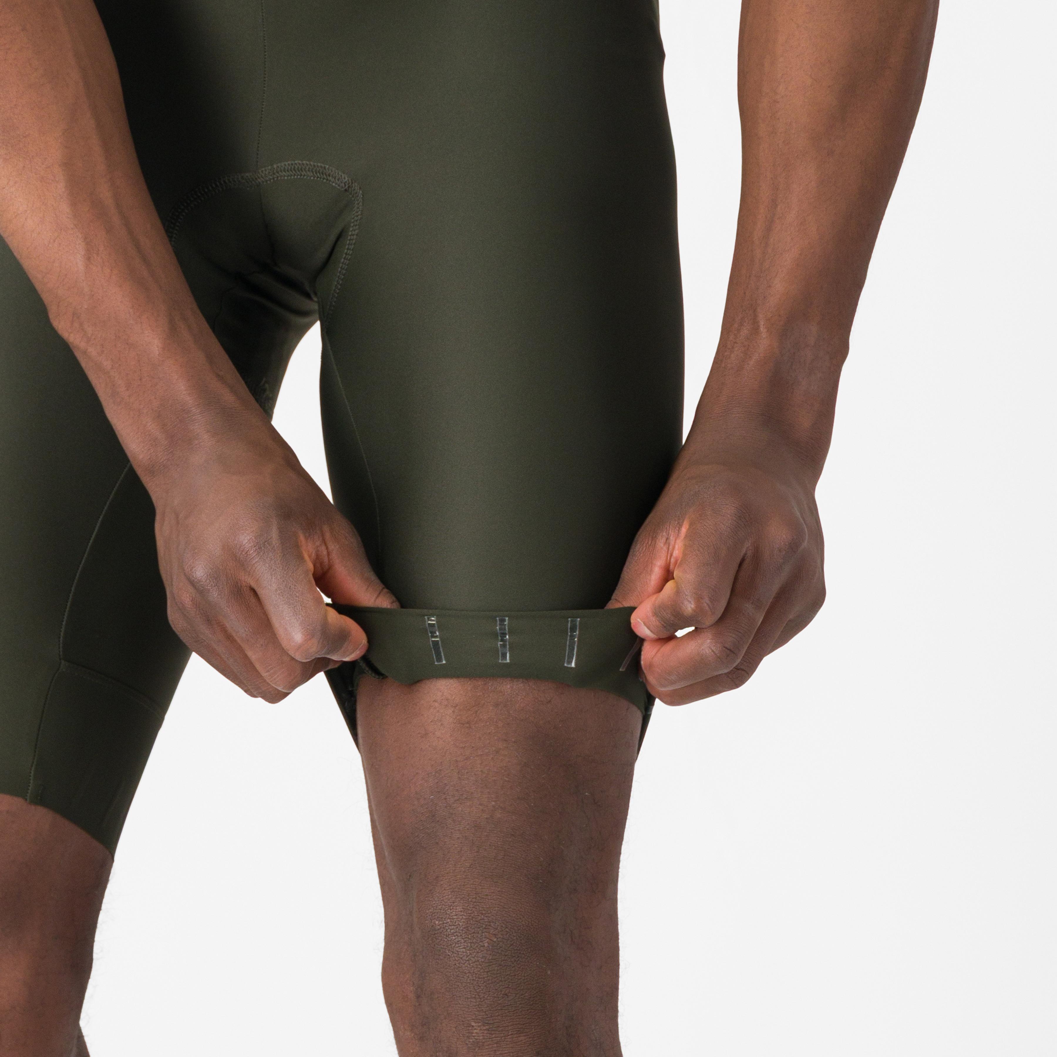 Espresso bibshort - deep green - castelli