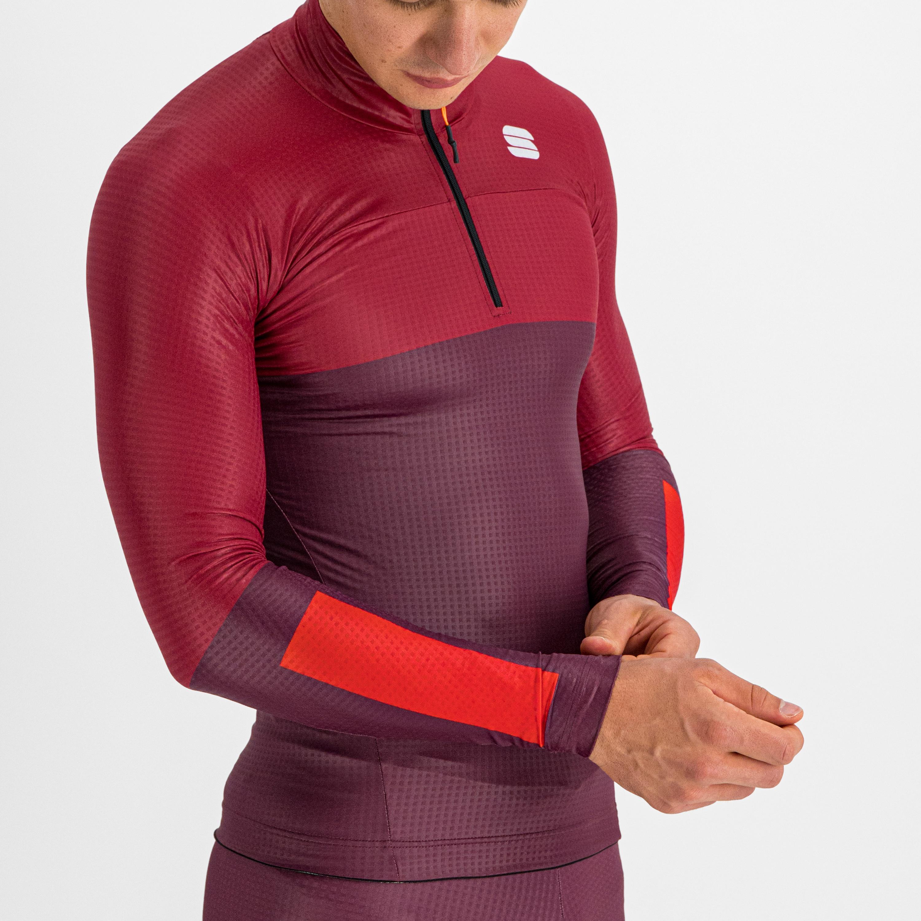 Apex jersey - red wine / red rumba - sportful