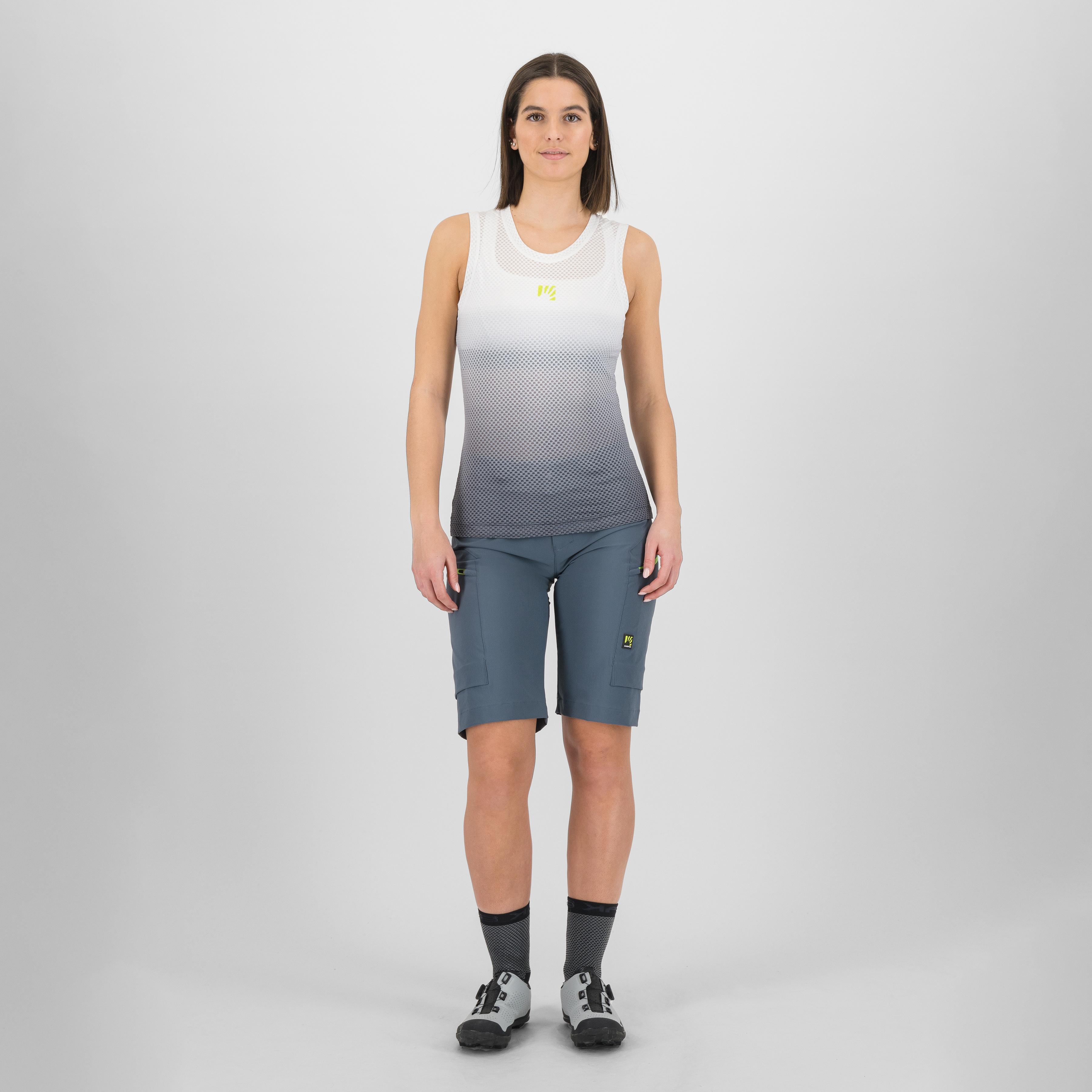 Verve mesh w sleeveless - vulcan/bright white - karpos
