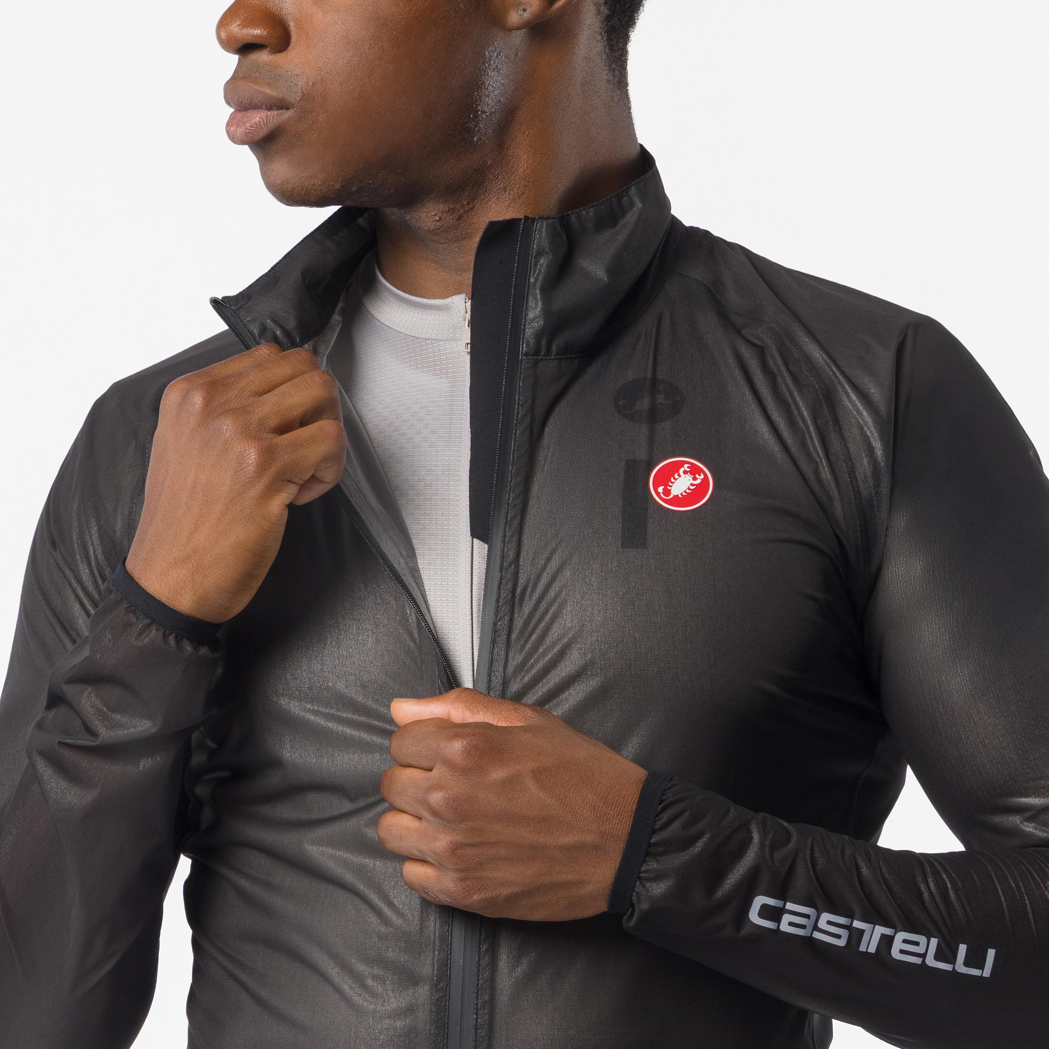 Squall shell jacket - light black/silver gray - castelli