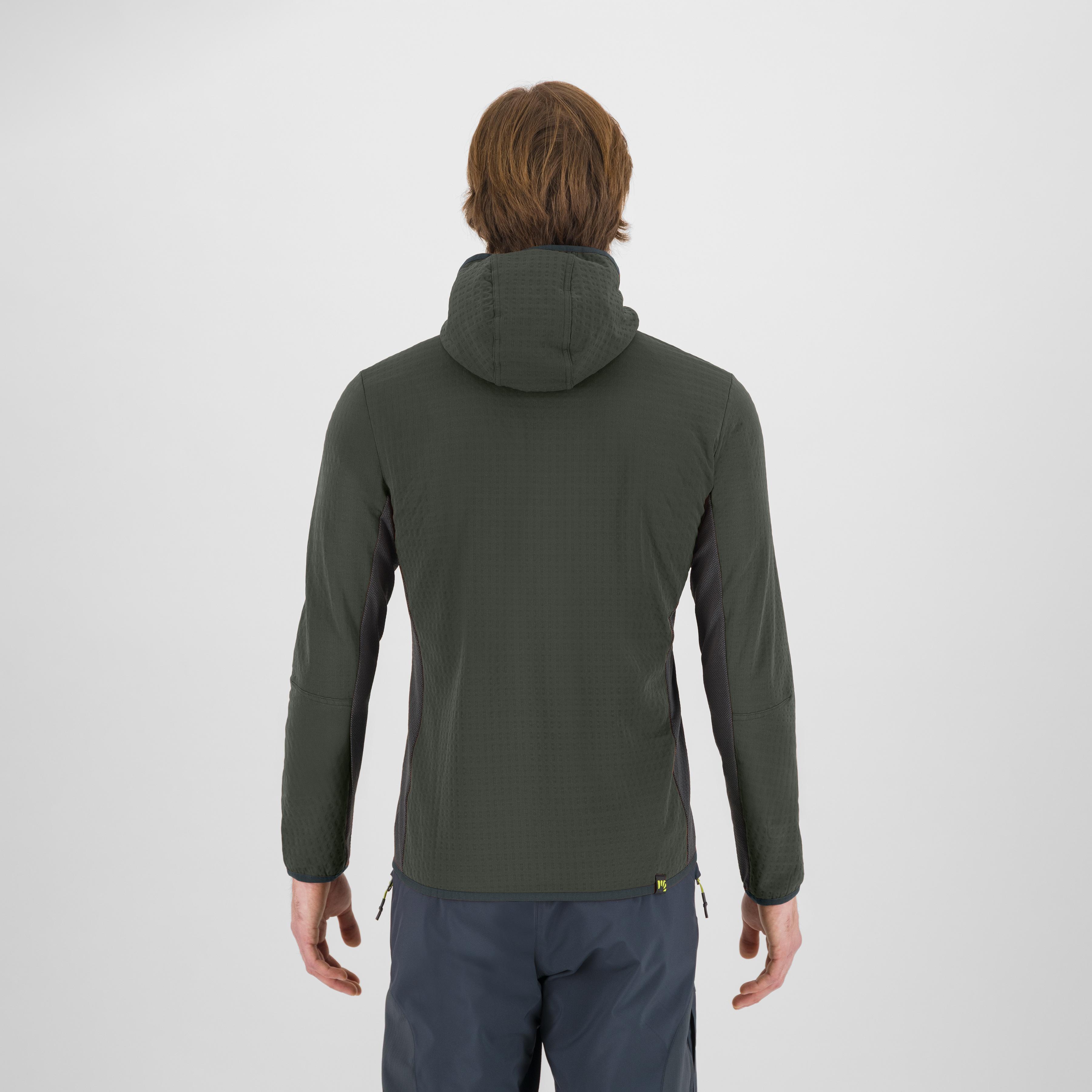 Marmolada hoodie fleece - deep depths/woodl.gray - karpos