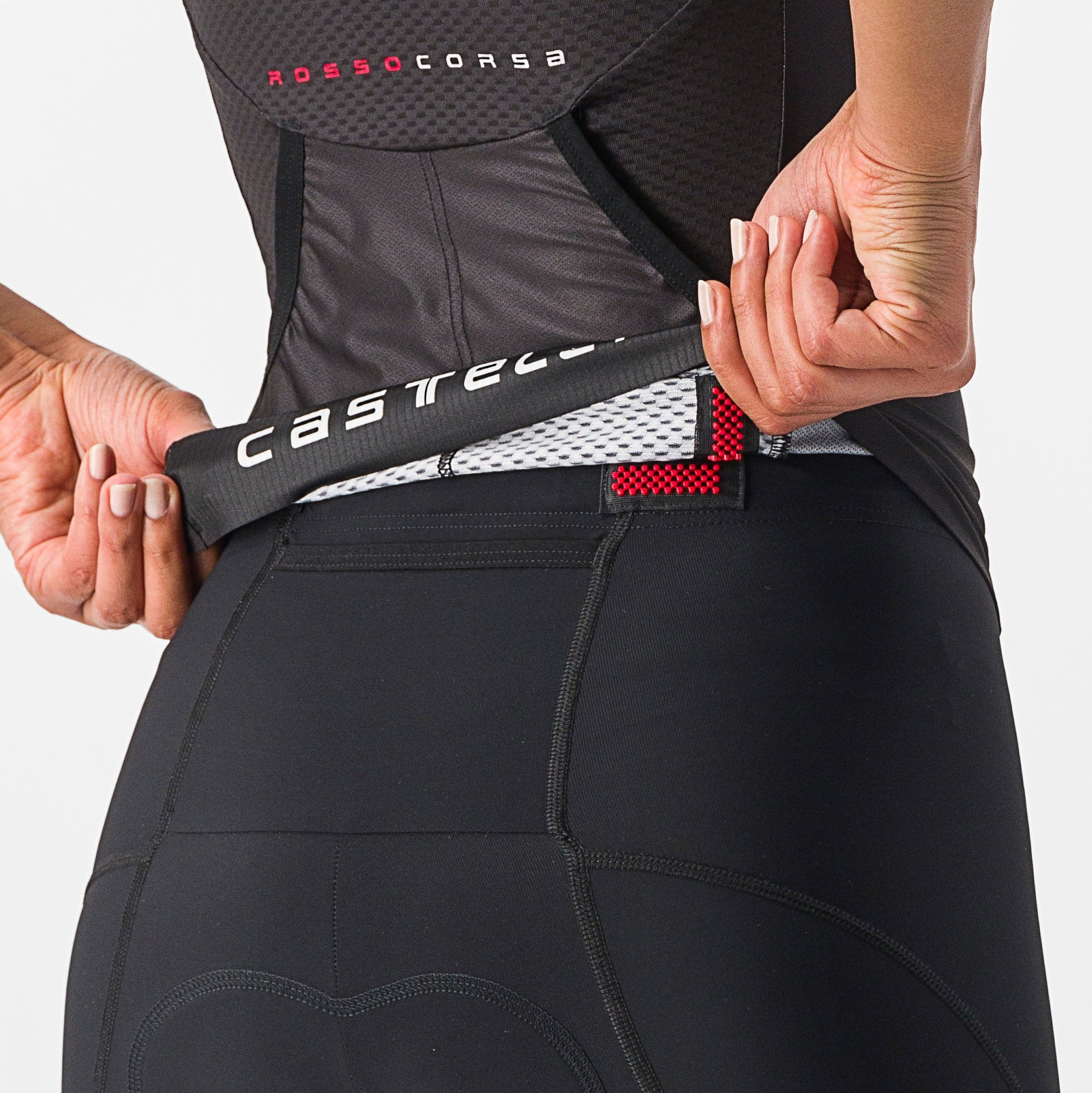 Free 2 w tri singlet - black/hibiscus - castelli