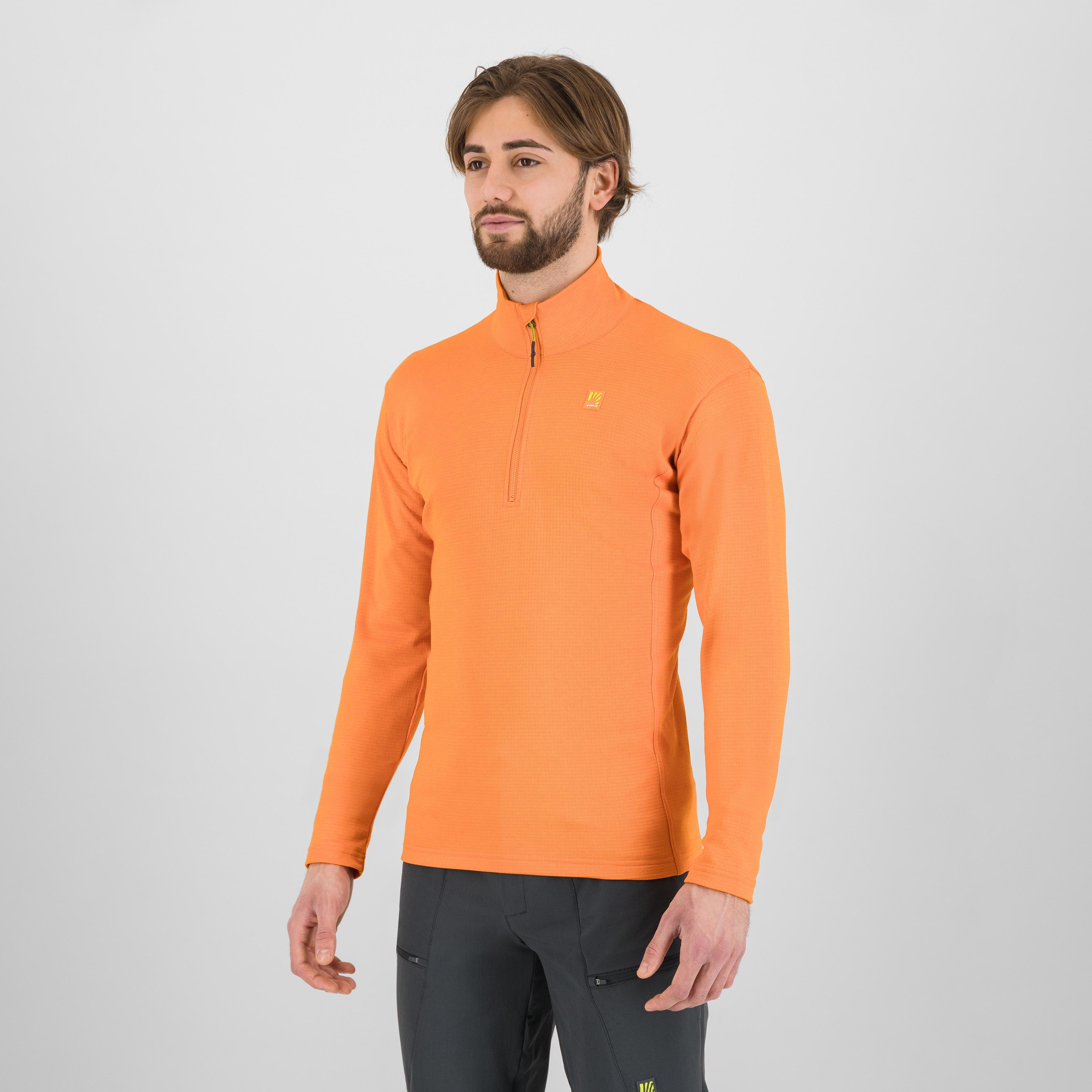 Pizzocco half zip - vibr.orange - karpos