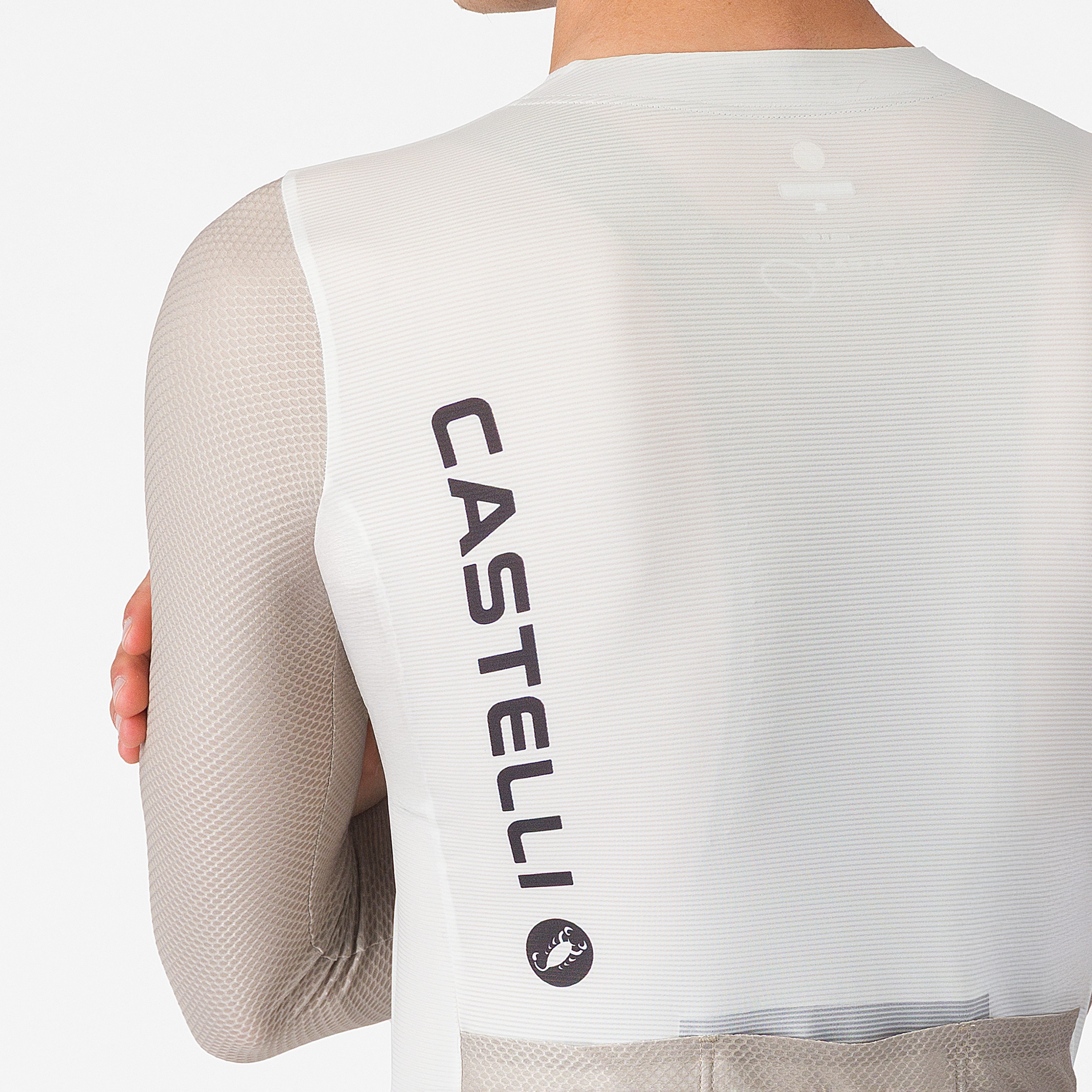 Corretto ls jersey - ivory/clay-black - castelli