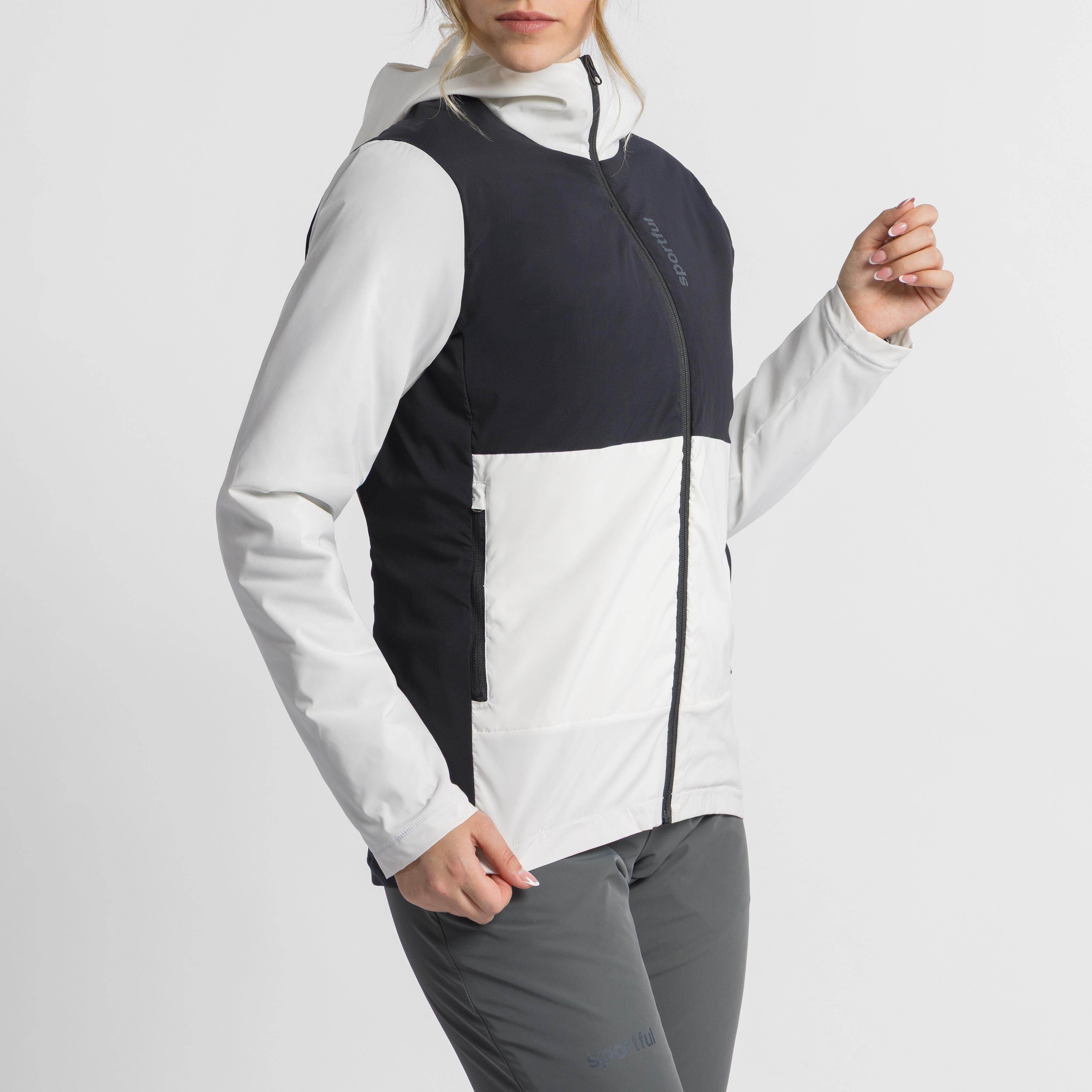 Cardio insulated w jacket - white black - sportful