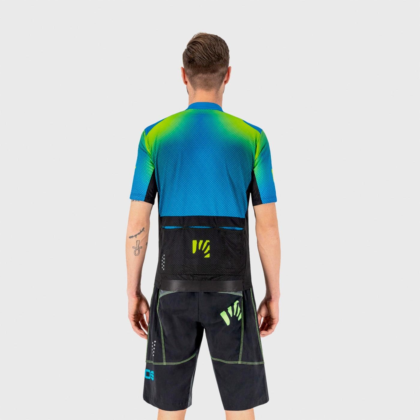 Jump jersey - print 1 indigo b./black/green - karpos