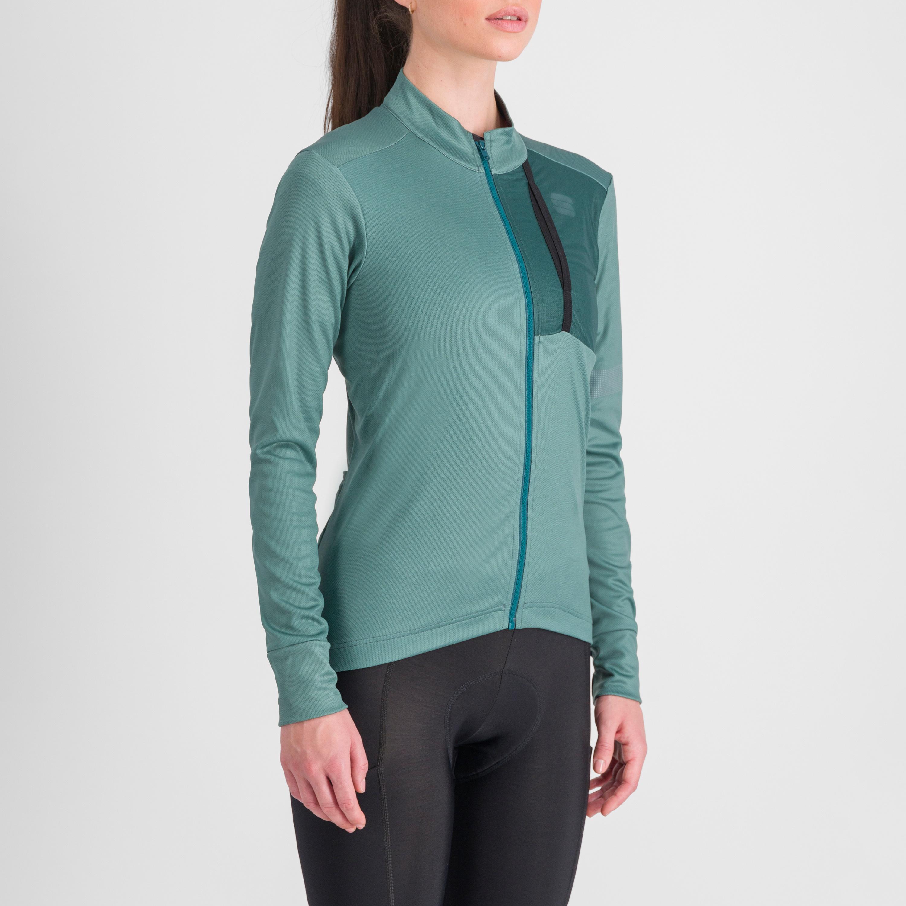 Supergiara woman thermal jersey - shrub green - sportful
