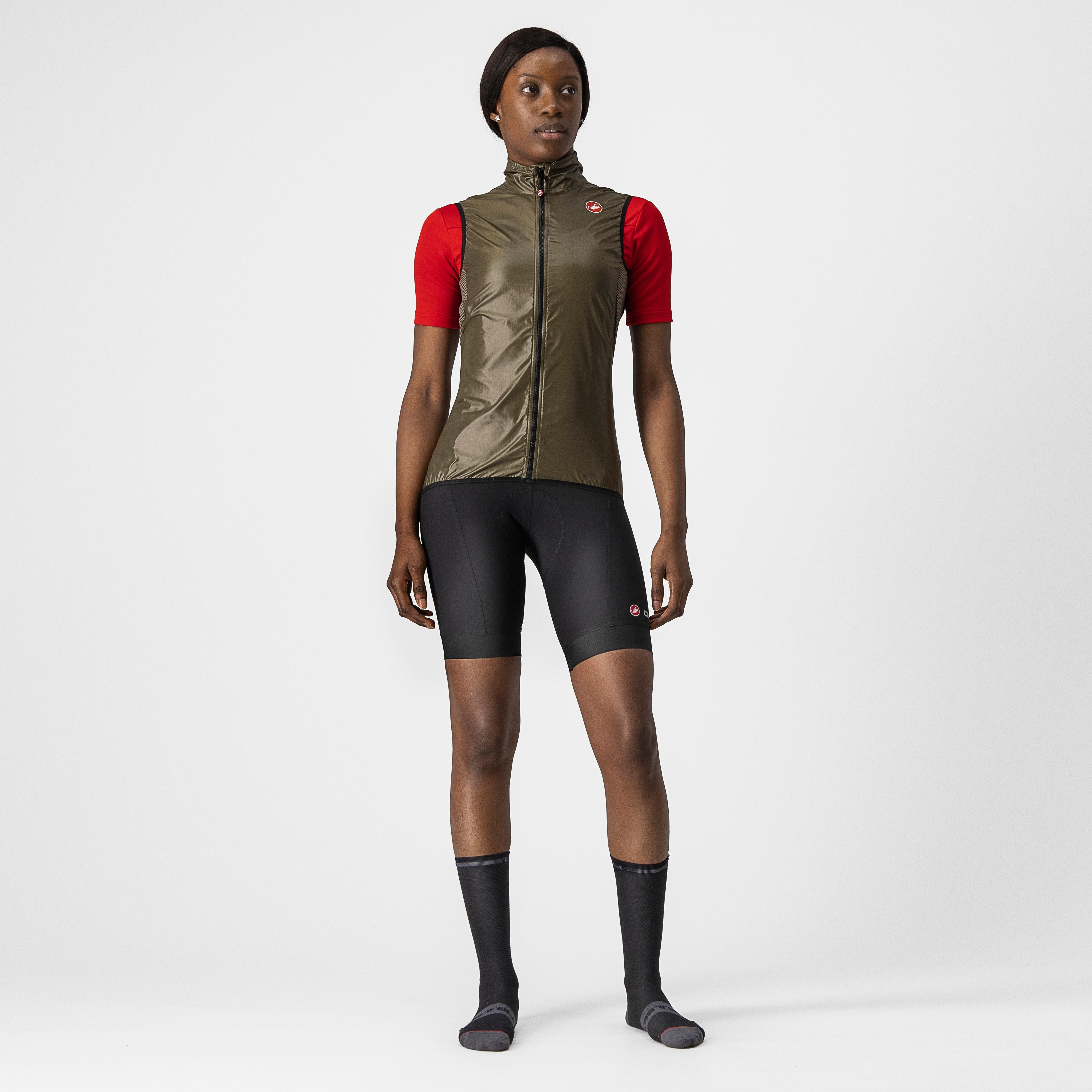 Aria w vest - moss brown - castelli