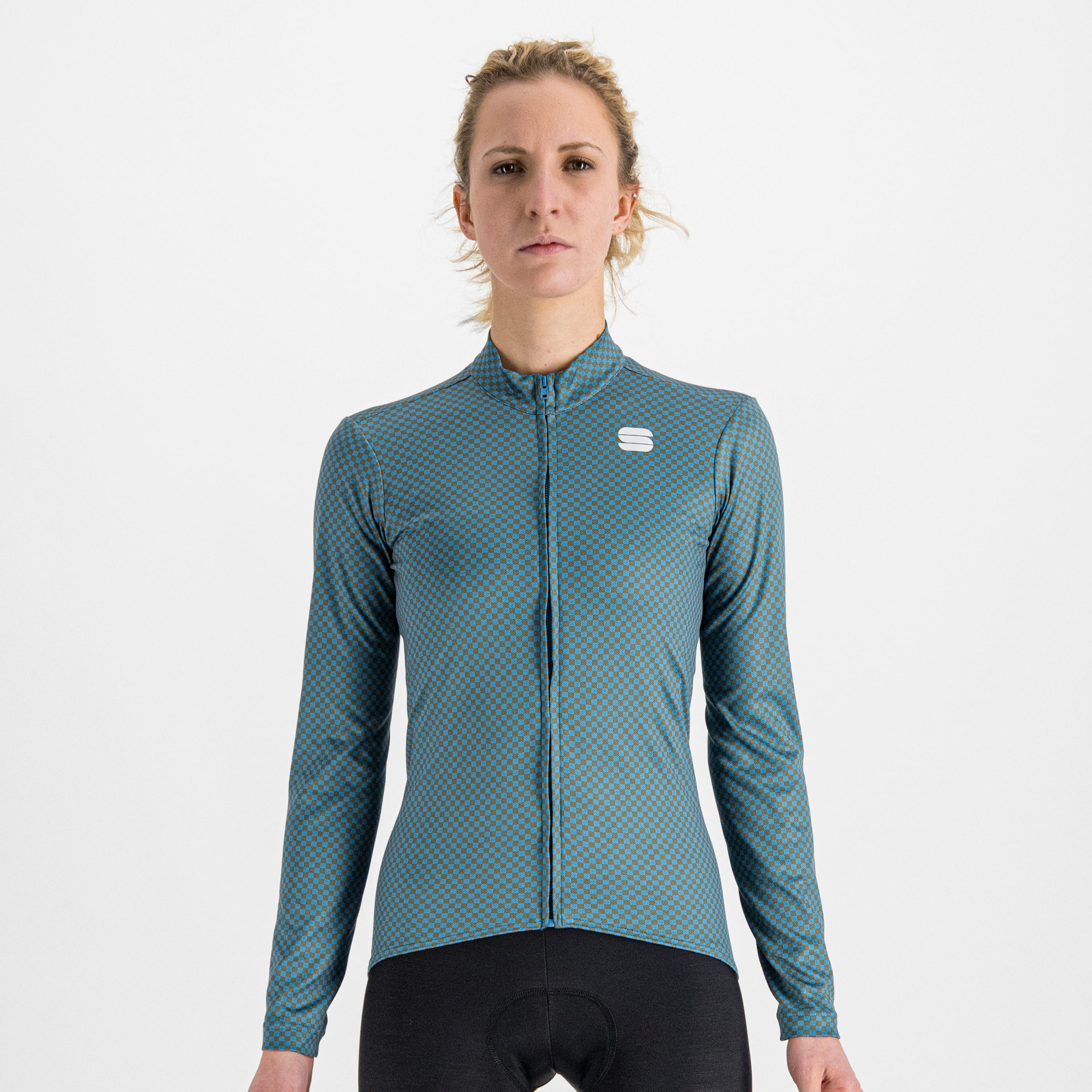 Checkmate w thermal jersey - berry blue beetle pompelmo - sportful