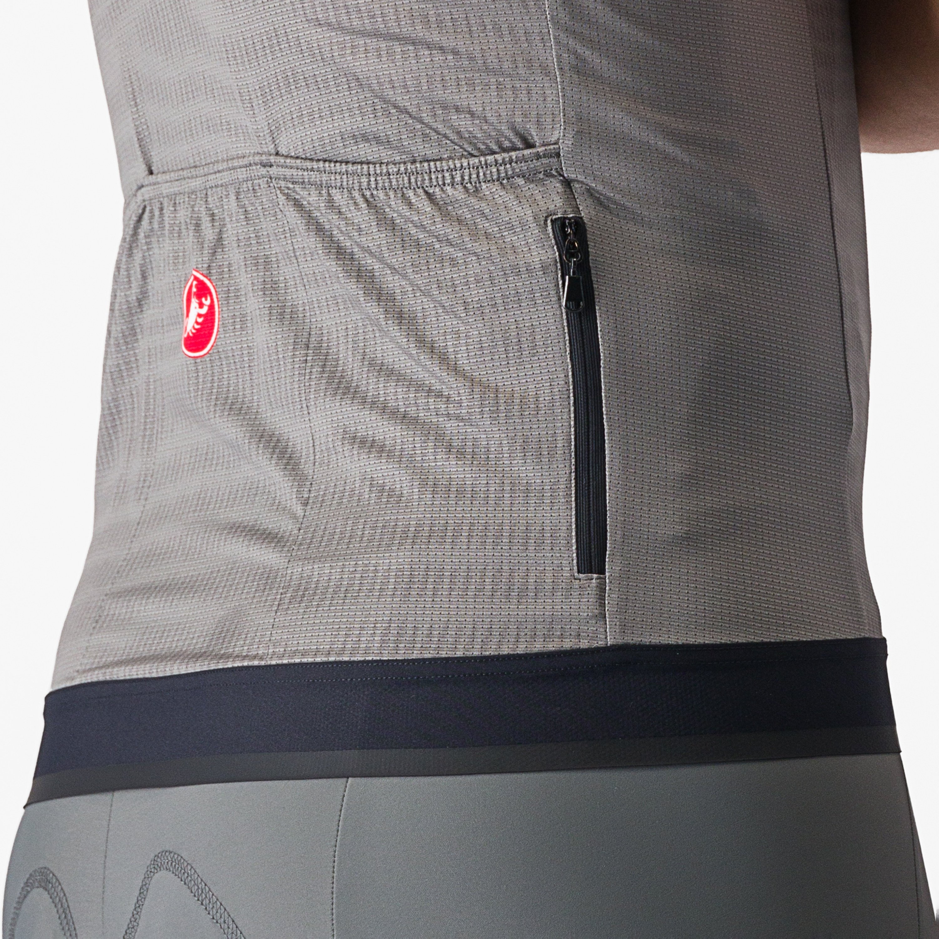 Unlimited endurance jersey - gunmetal gray/clay - castelli