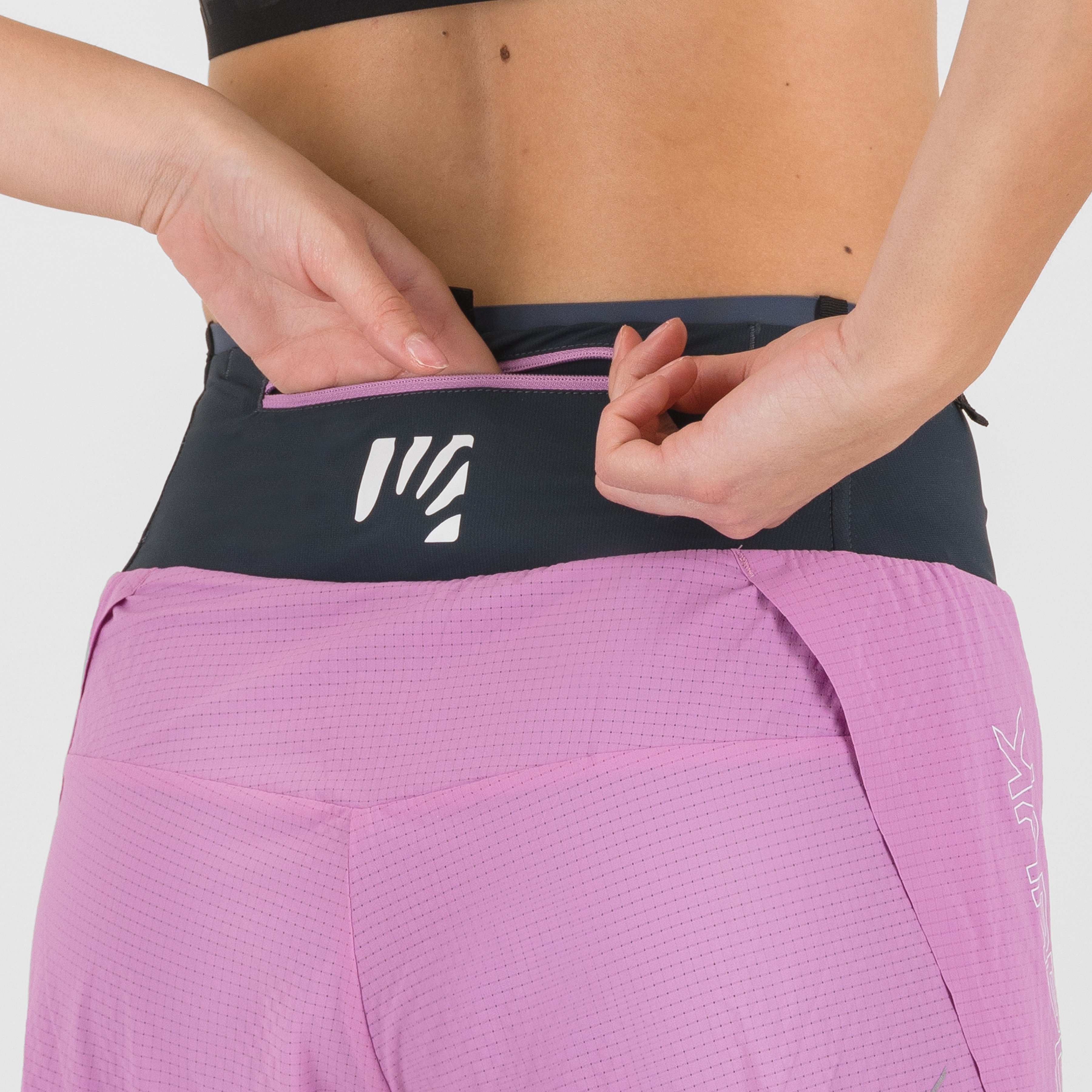 Lavaredo ultra w shorts - bloom/ombre blue - karpos