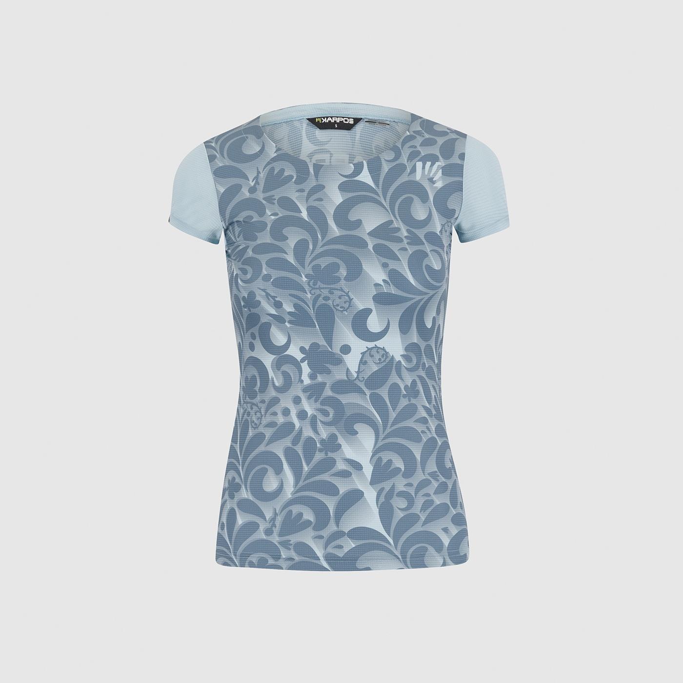 Loma print w jersey - aquamarine/spring lake - karpos