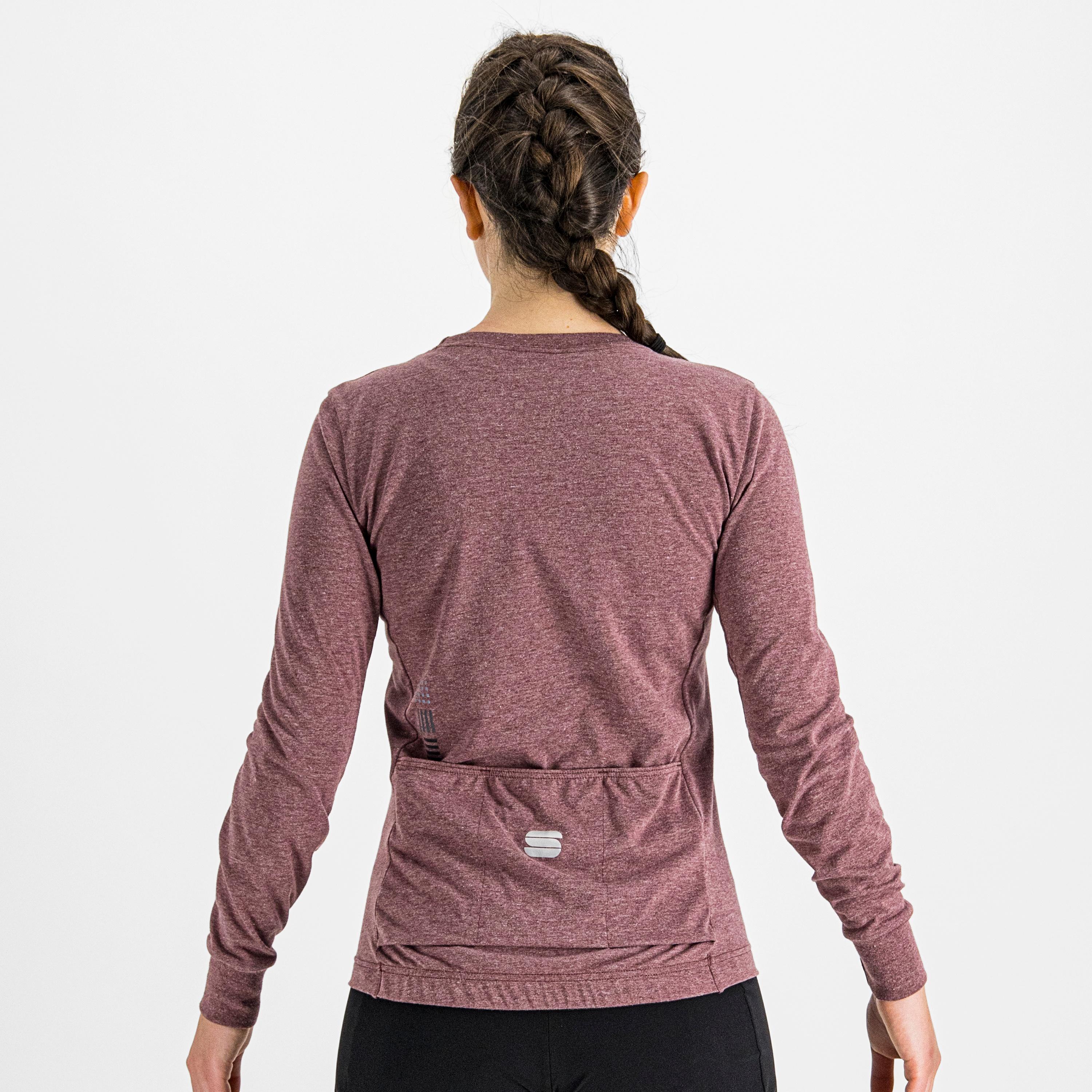 Giara w tee long sleeve - red wine - sportful