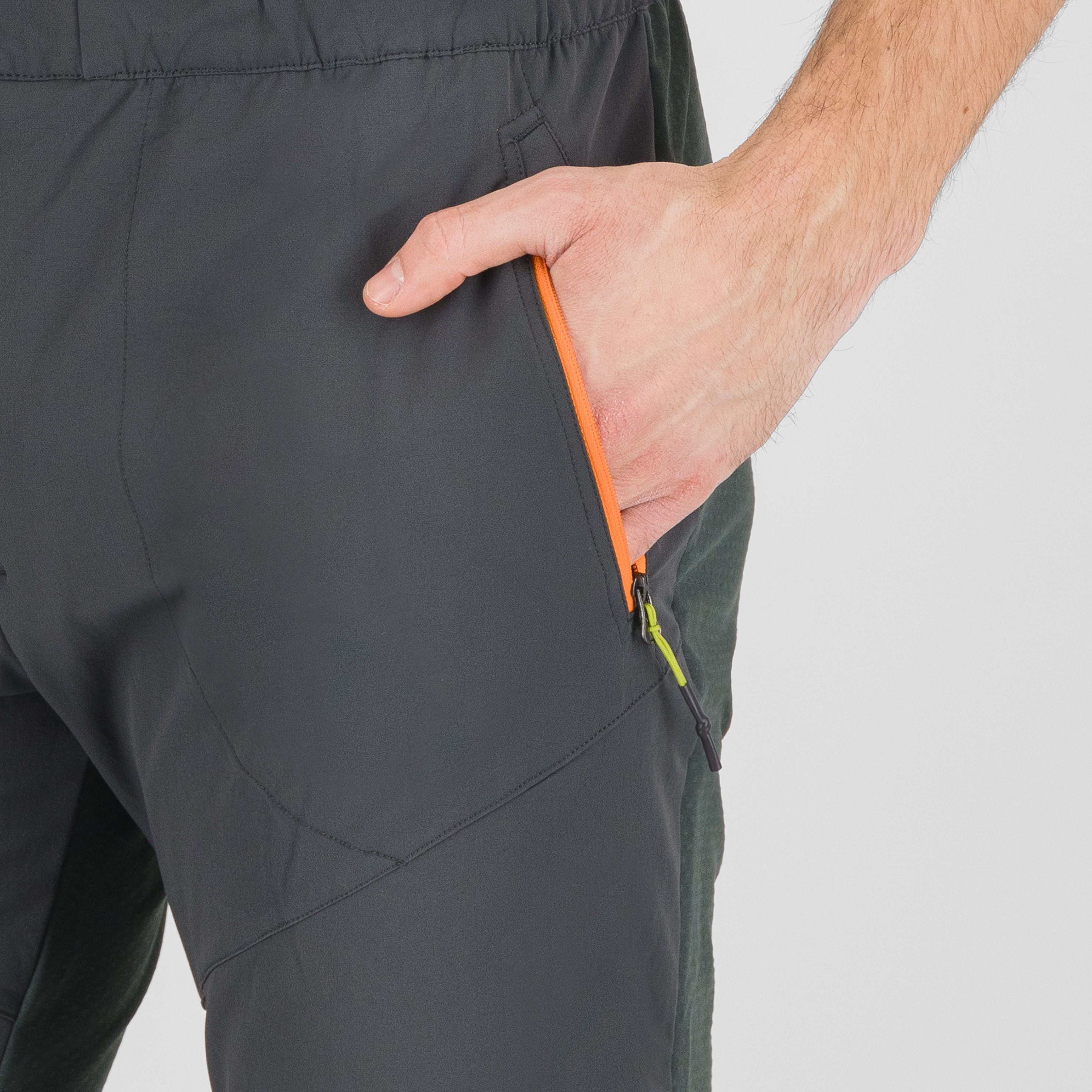 Alagna plus 2.0 pants - woodl.gray/vibr.orange - karpos