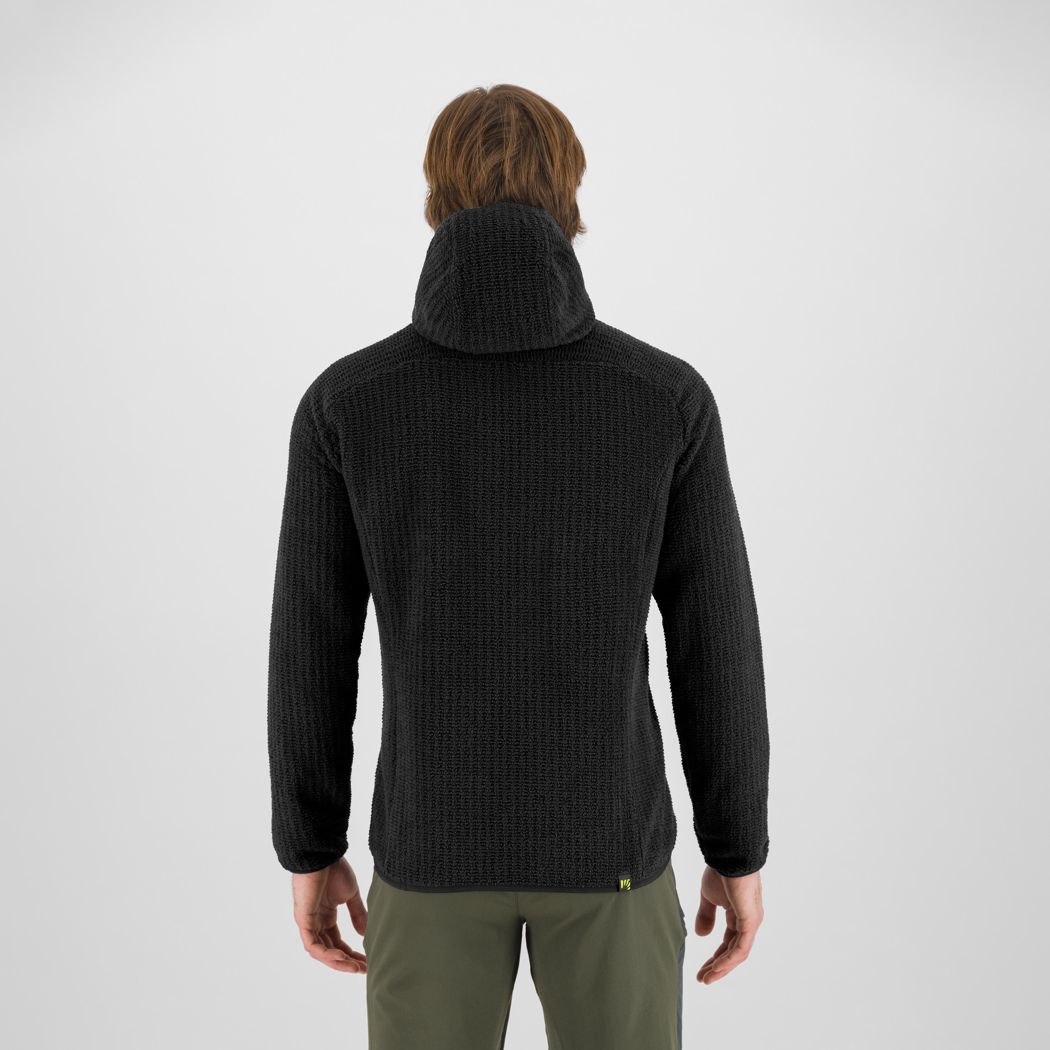 Rocchetta evo hoodie fleece - black - karpos