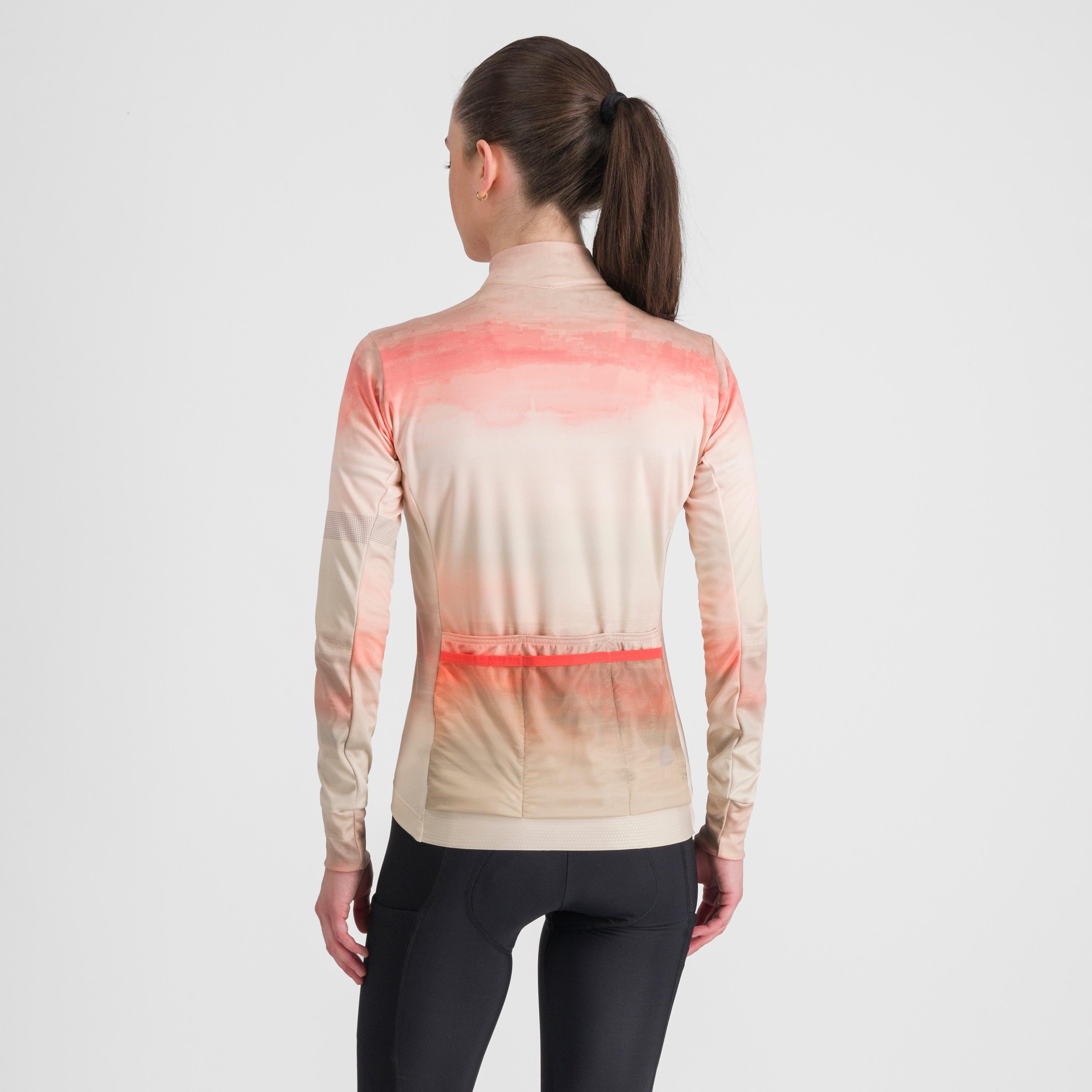 Flow supergiara w thermal jersey - warm cement corallo - sportful