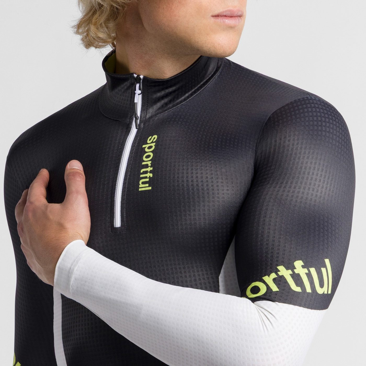 Apex 2 jersey - black/white/neon whisper - sportful