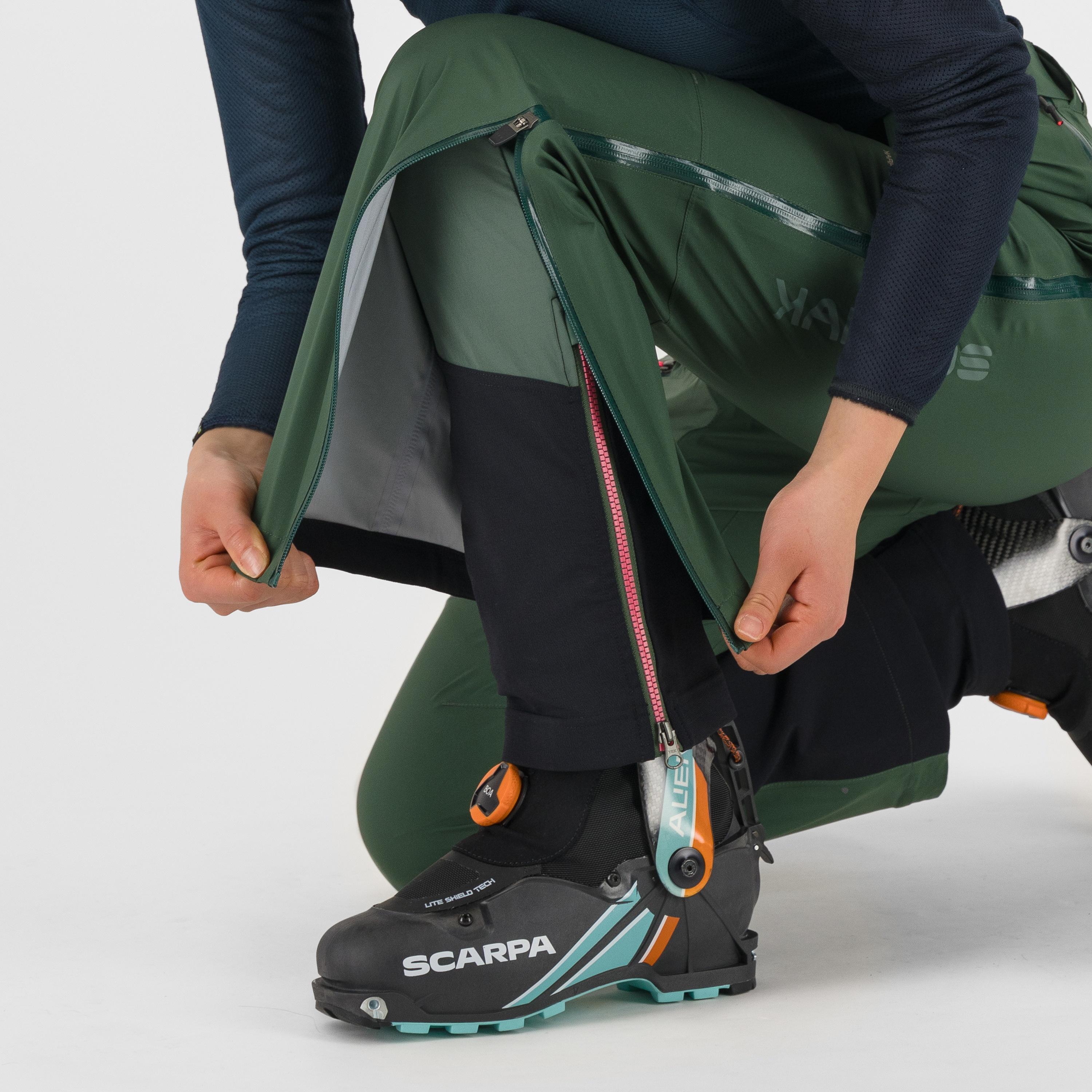 Valsesia shell w pant - jungle green/duck green - karpos