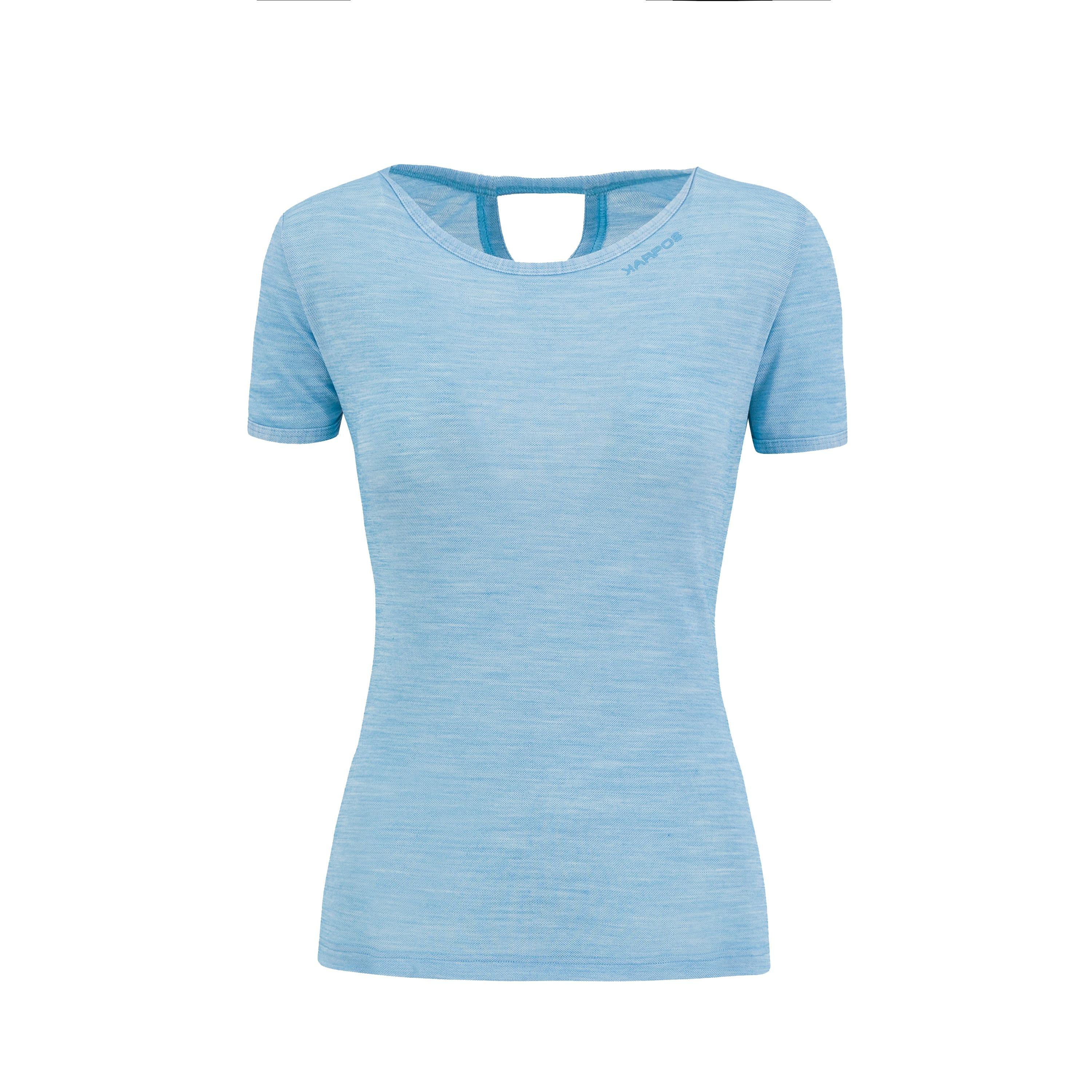 Verdana merino w t-shirt - blue atoll - karpos