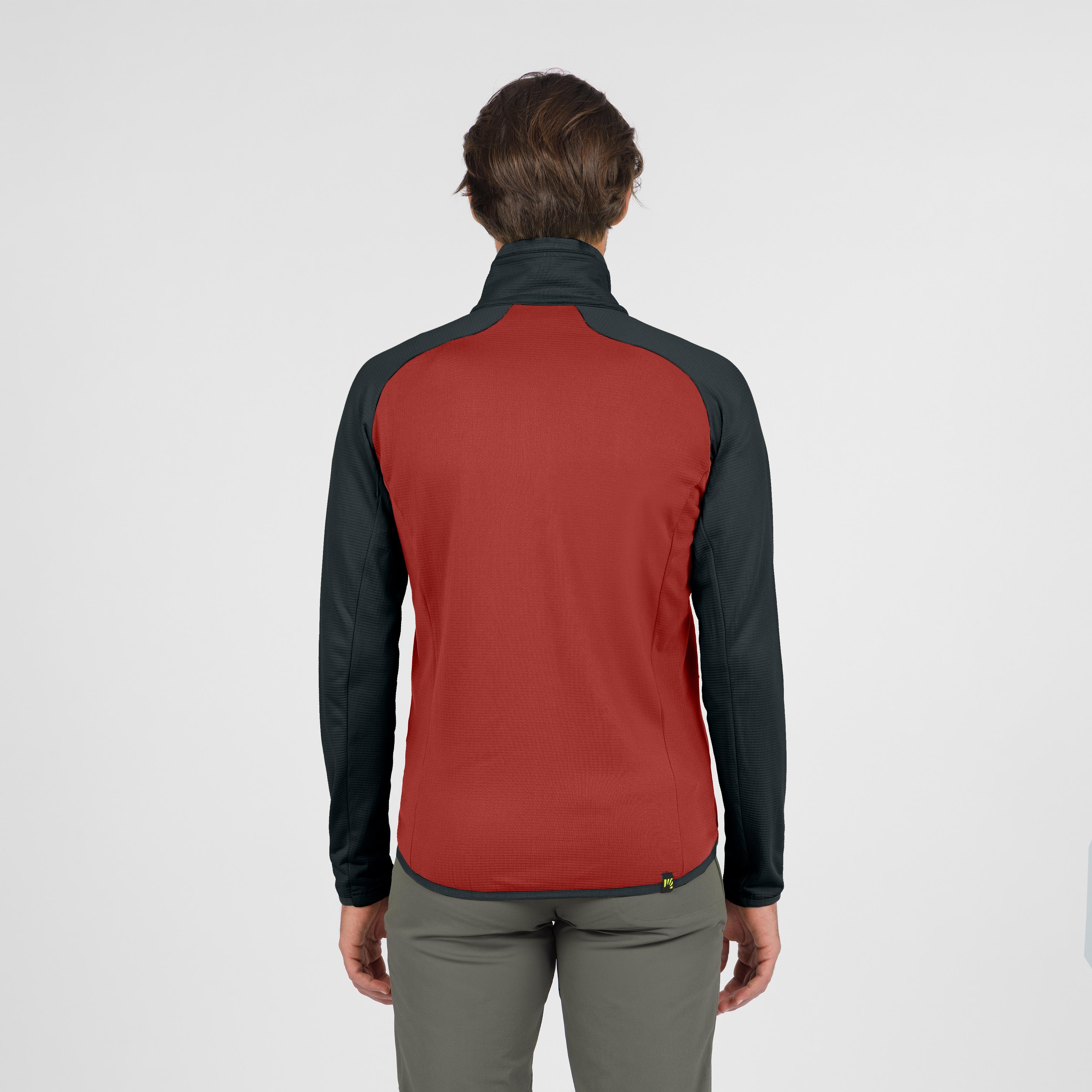 Odle evo full zip fleece - fire/woodl.gray - karpos
