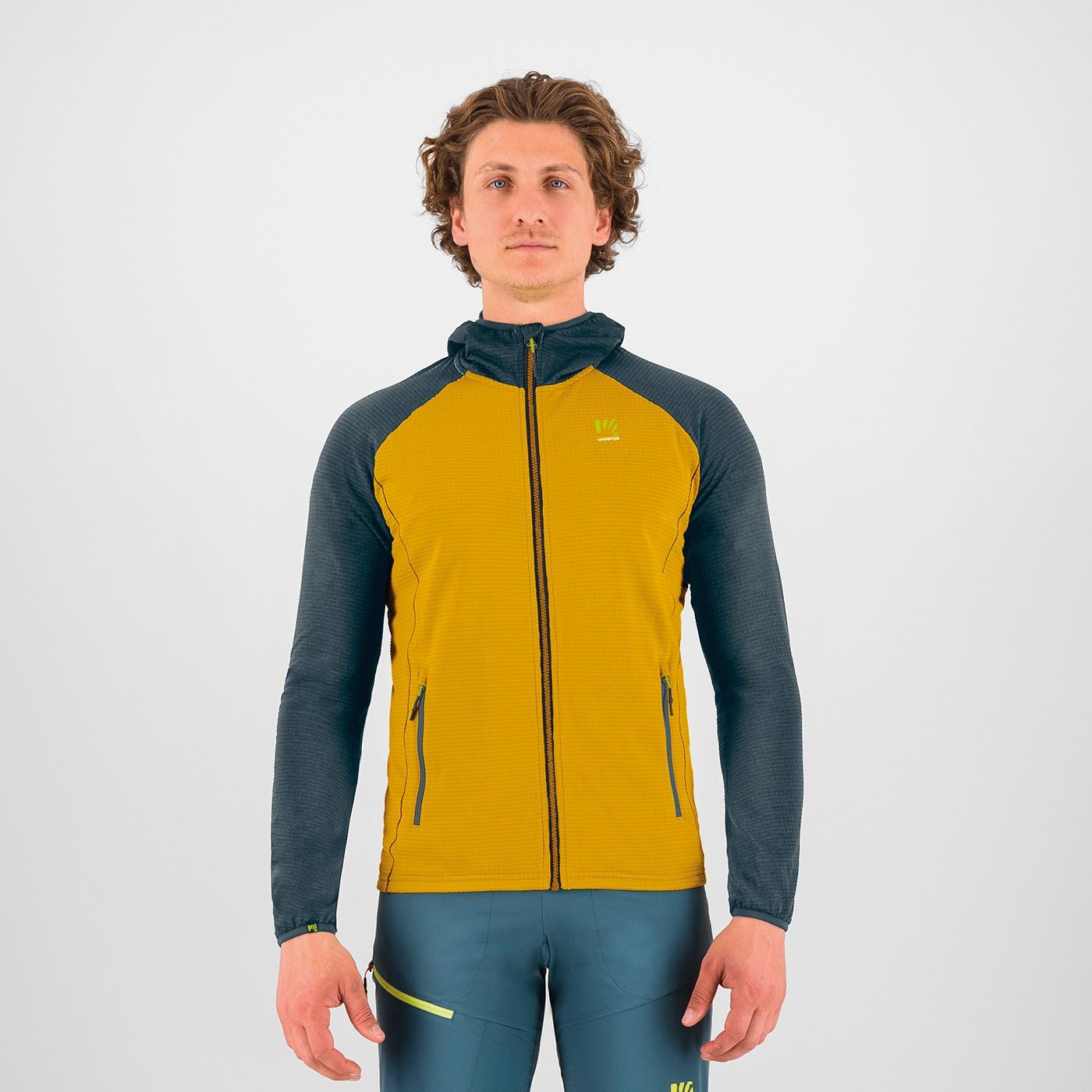 Ambrizzola full-zip hoodie - sunset/dark slate - karpos