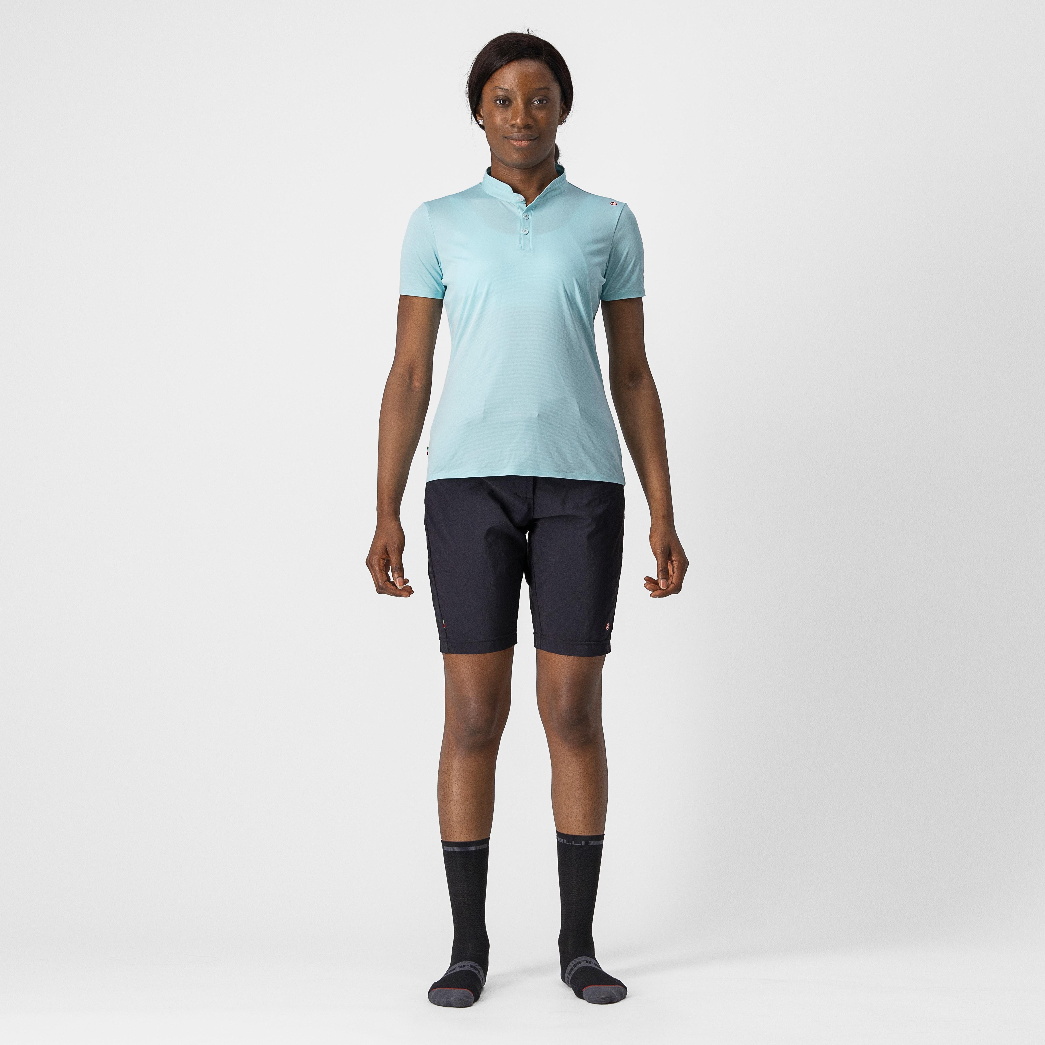 Tech 2 w polo - light acqua - castelli