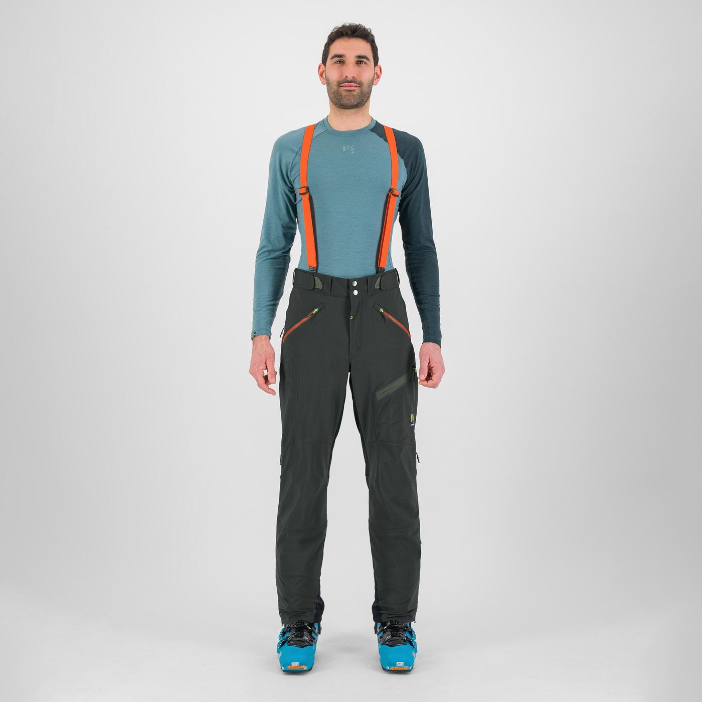 Schiara evo pant - black/spicy orange - karpos