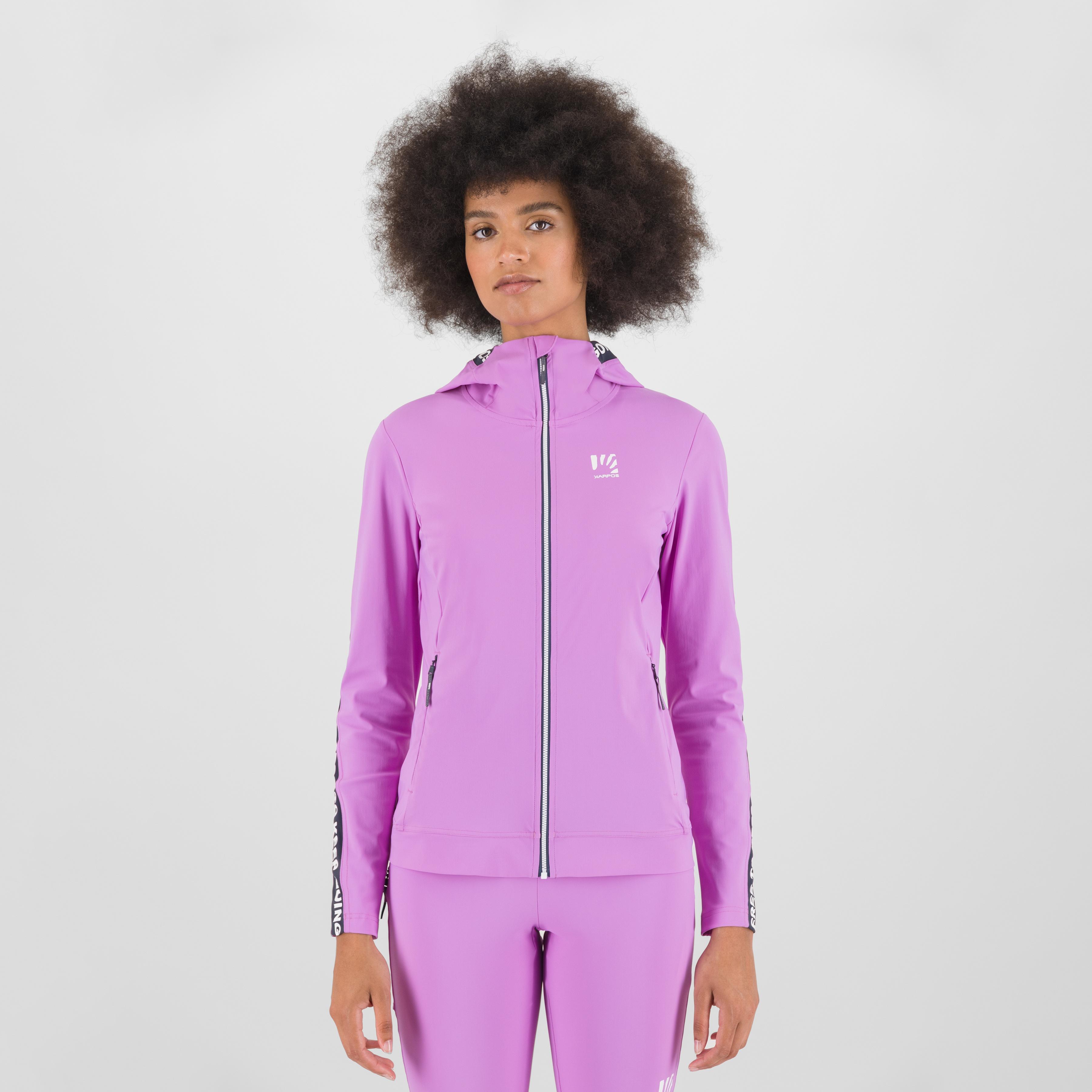 Easyfrizz w full-zip hoodie - bloom/ombre blue - karpos