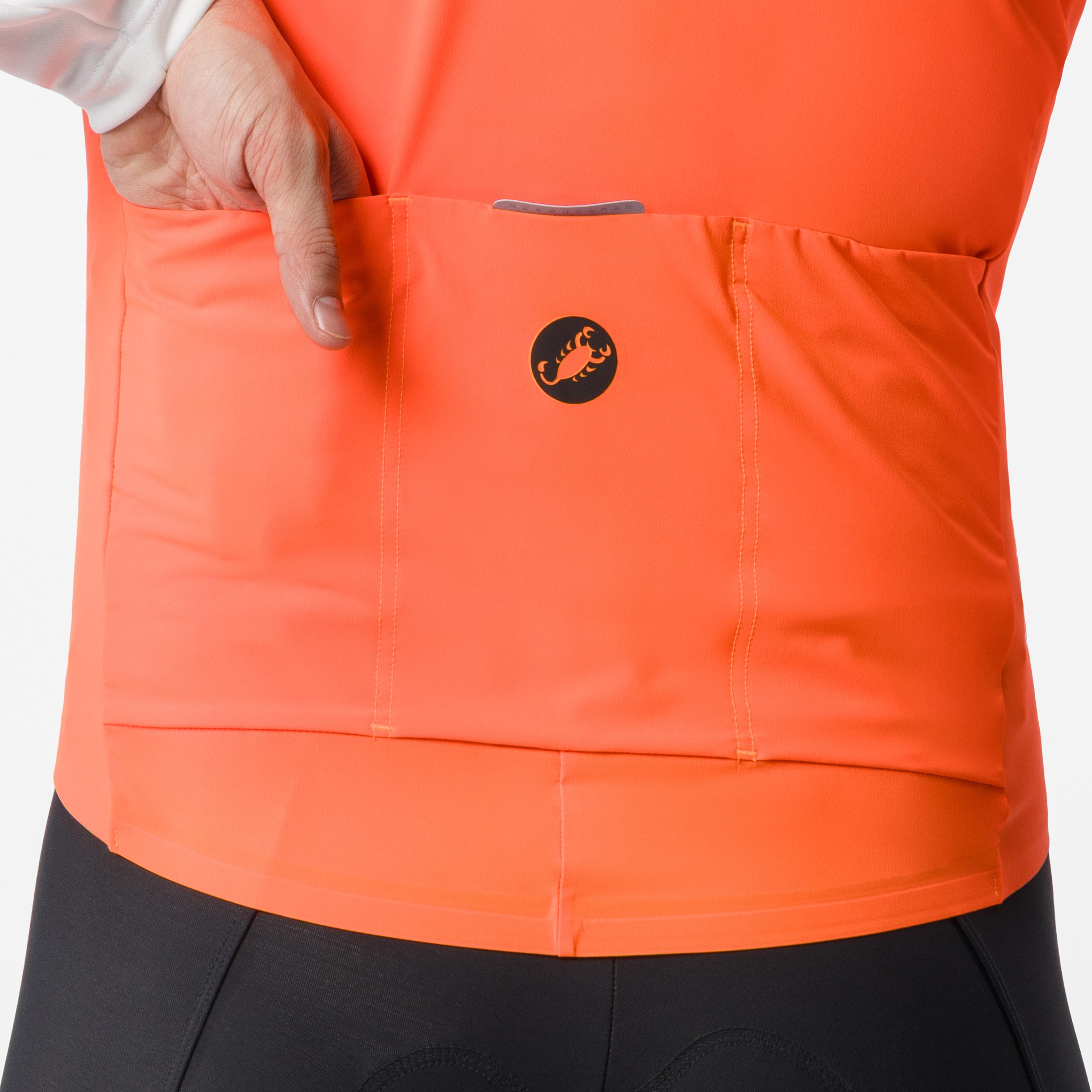 Perfetto 2 vest - brilliant orange - castelli