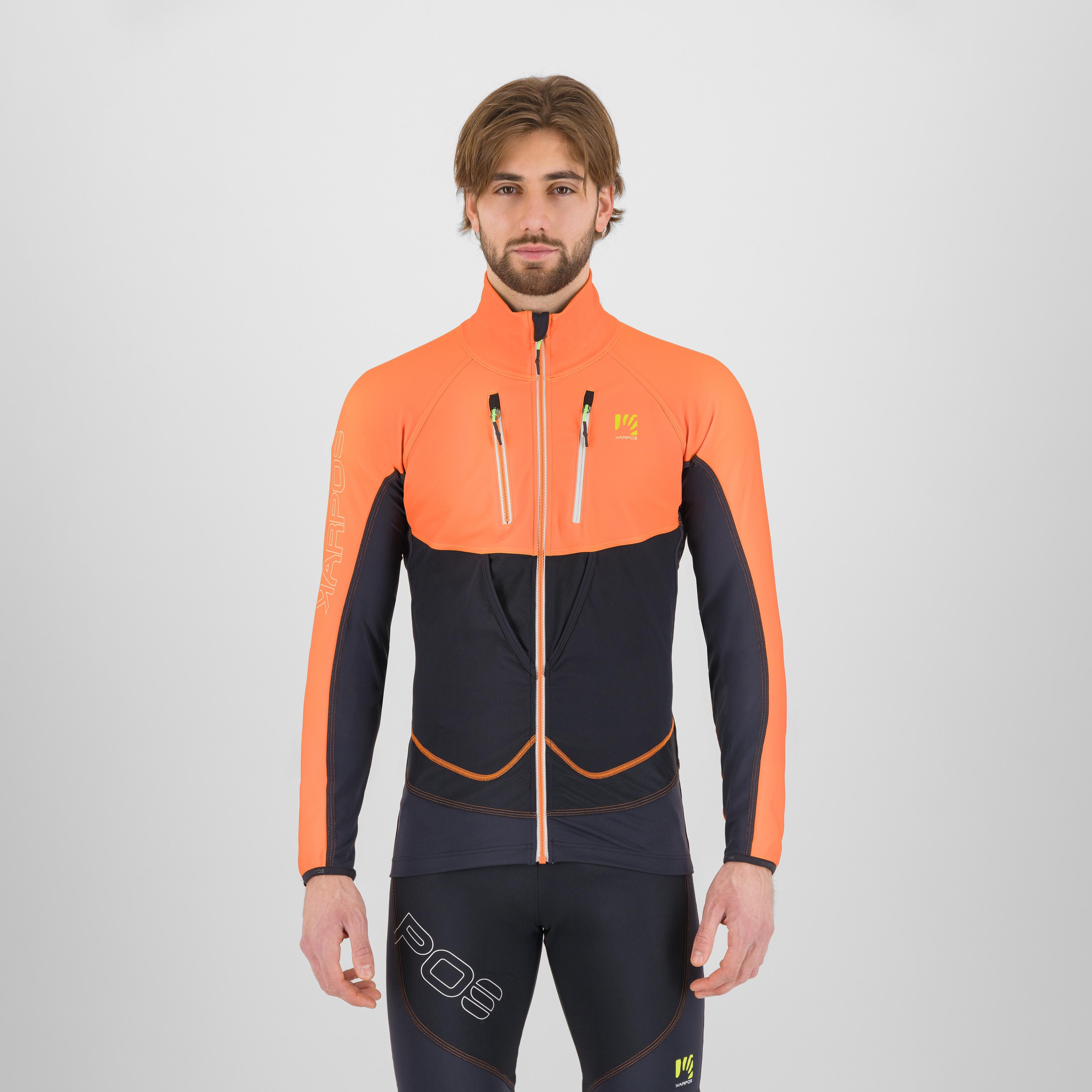 Alagna lite jacket - black/vibr.orange - karpos