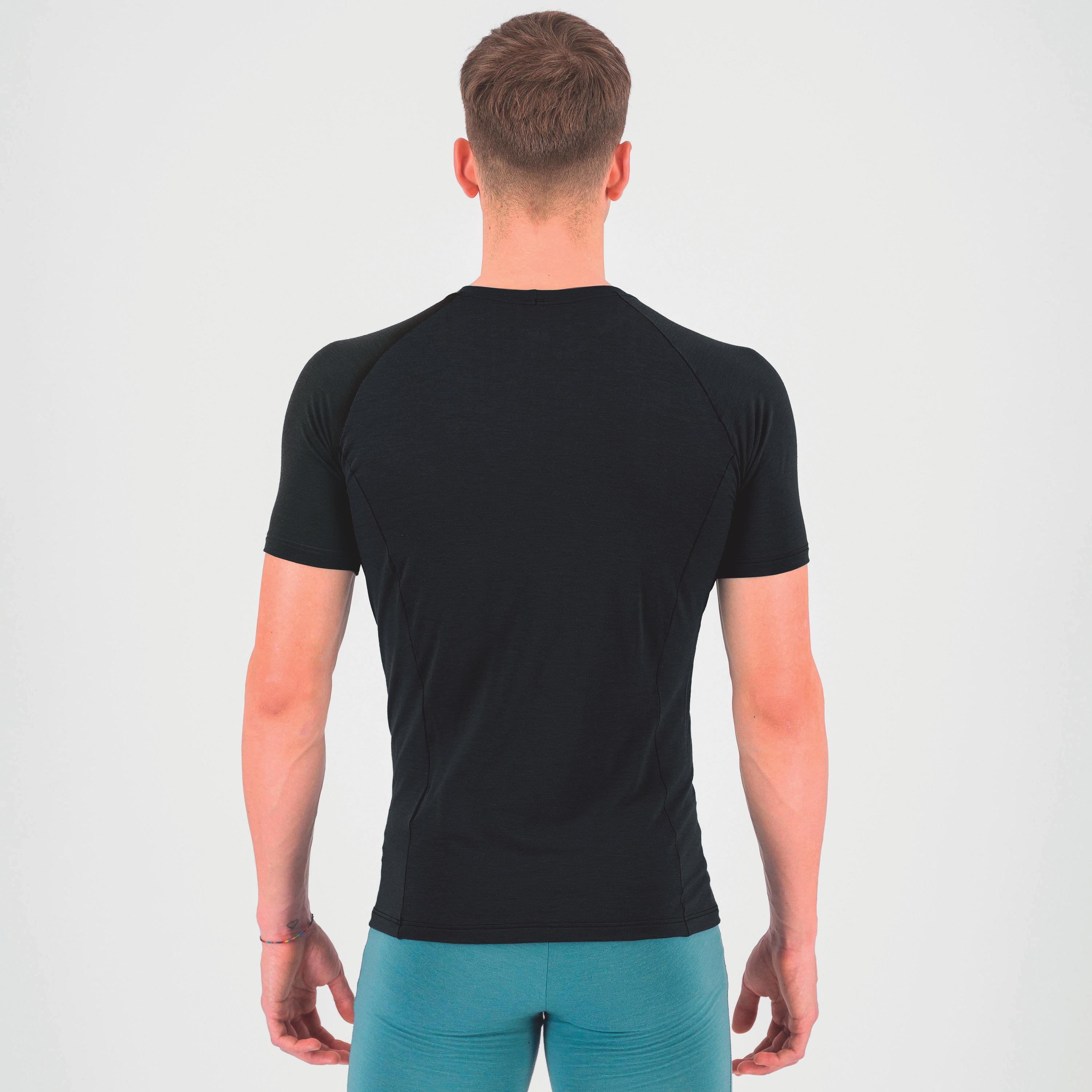 Dinamico merino 130 t-shirt - black - karpos