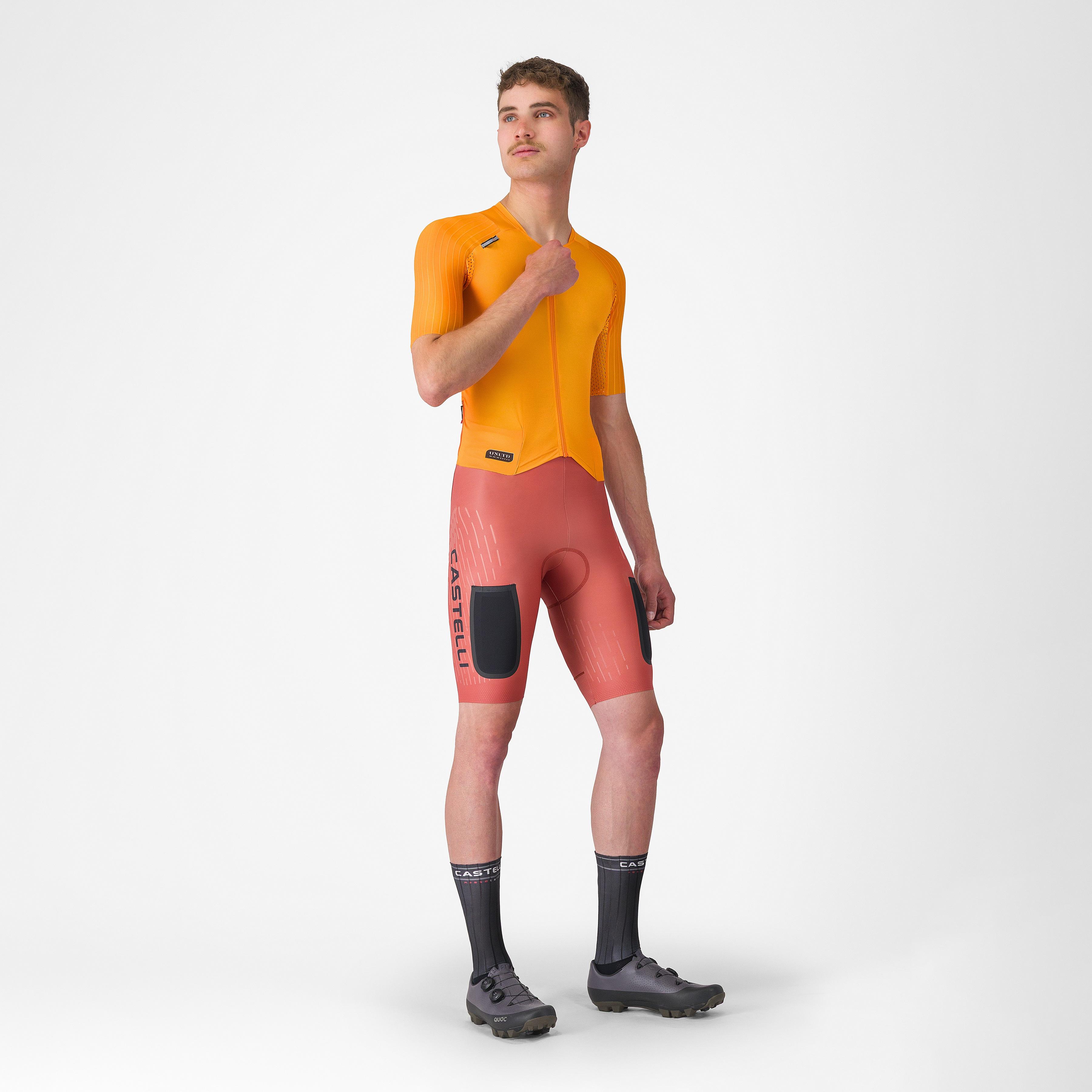 Unlimited speedsuit - vivid orange/hot sauce-black - castelli
