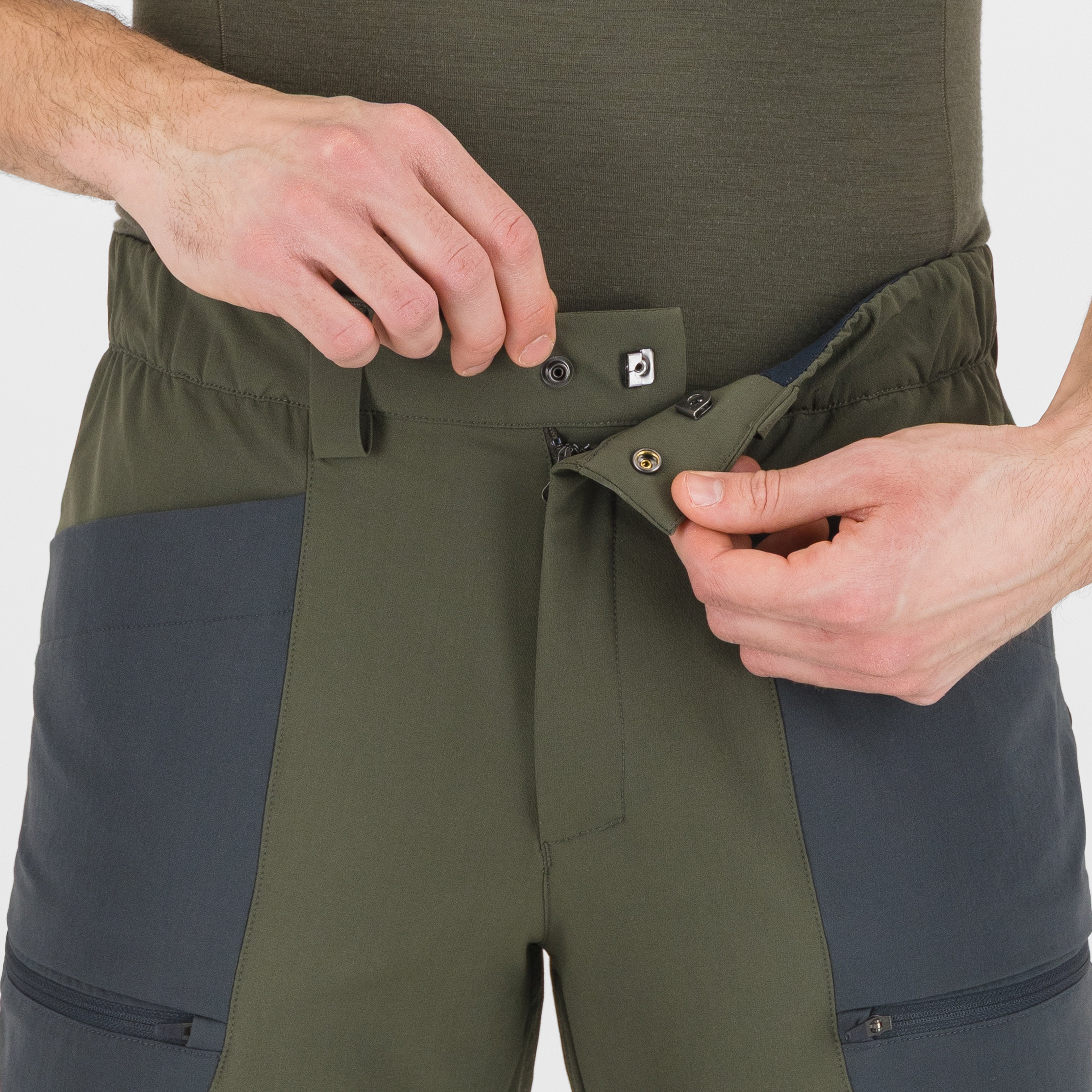 Lastia winter pants - deep depths/woodl.gray - karpos