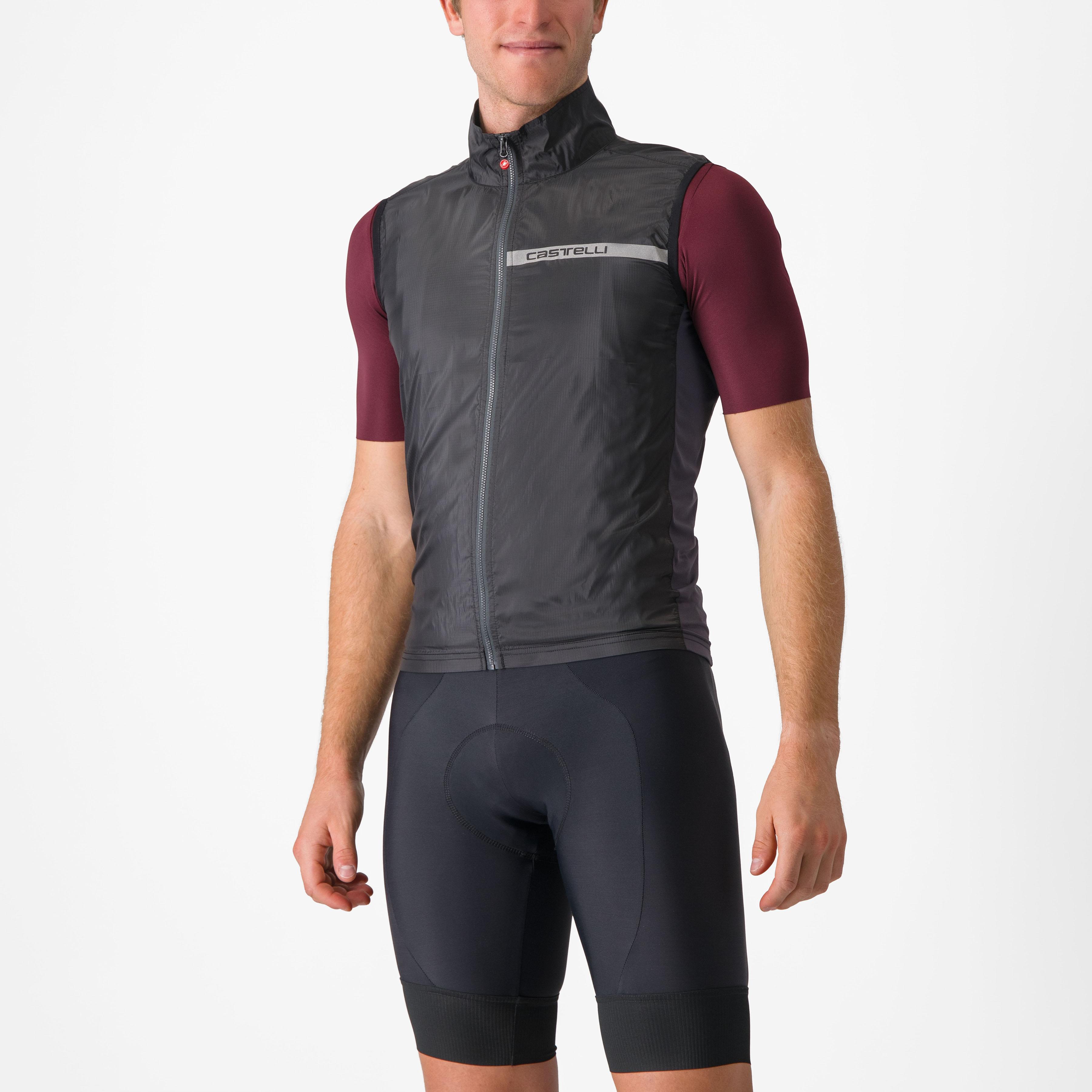 Squadra stretch vest - light black/dark gray - castelli