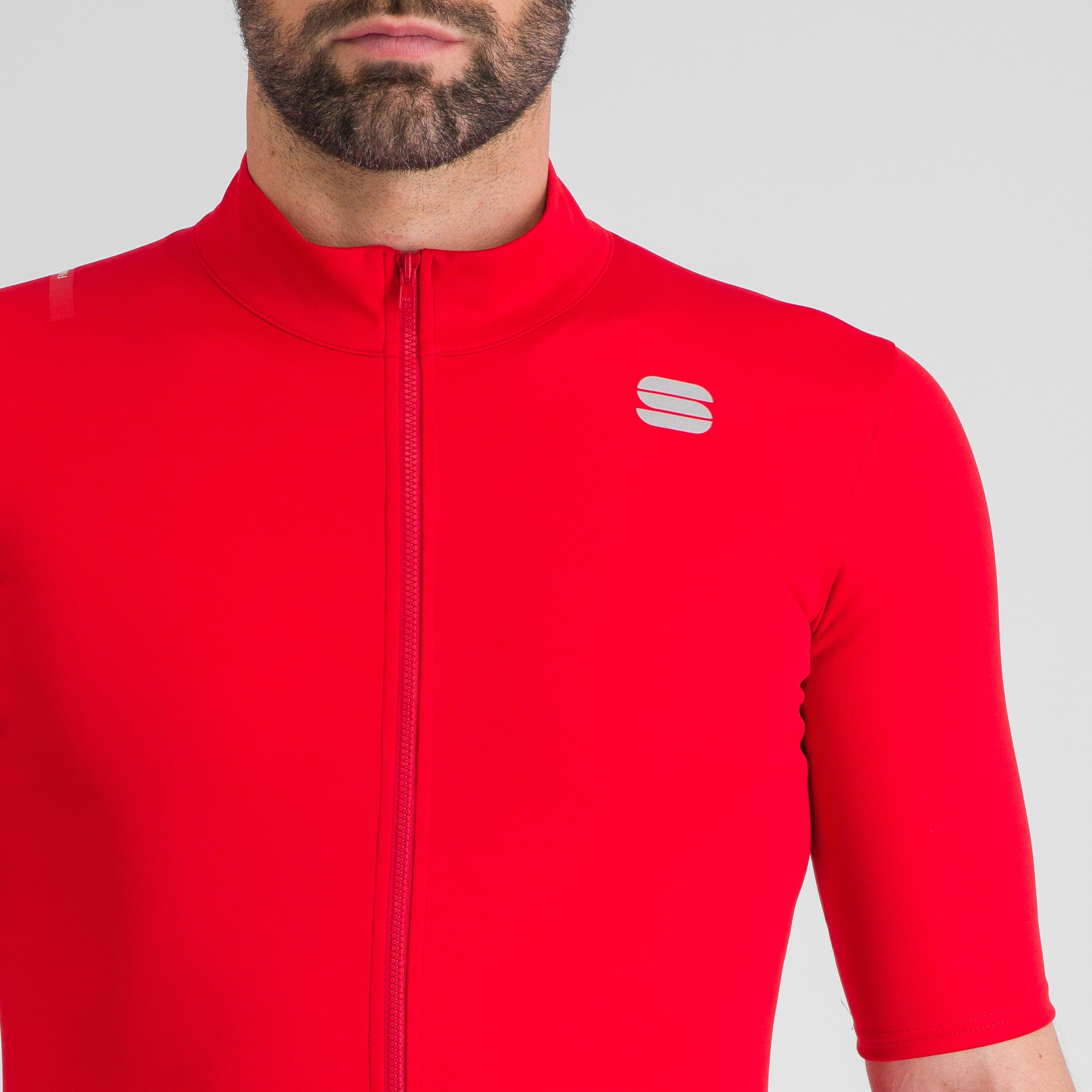 Fiandre light  short sleeve jacket - tango red - sportful