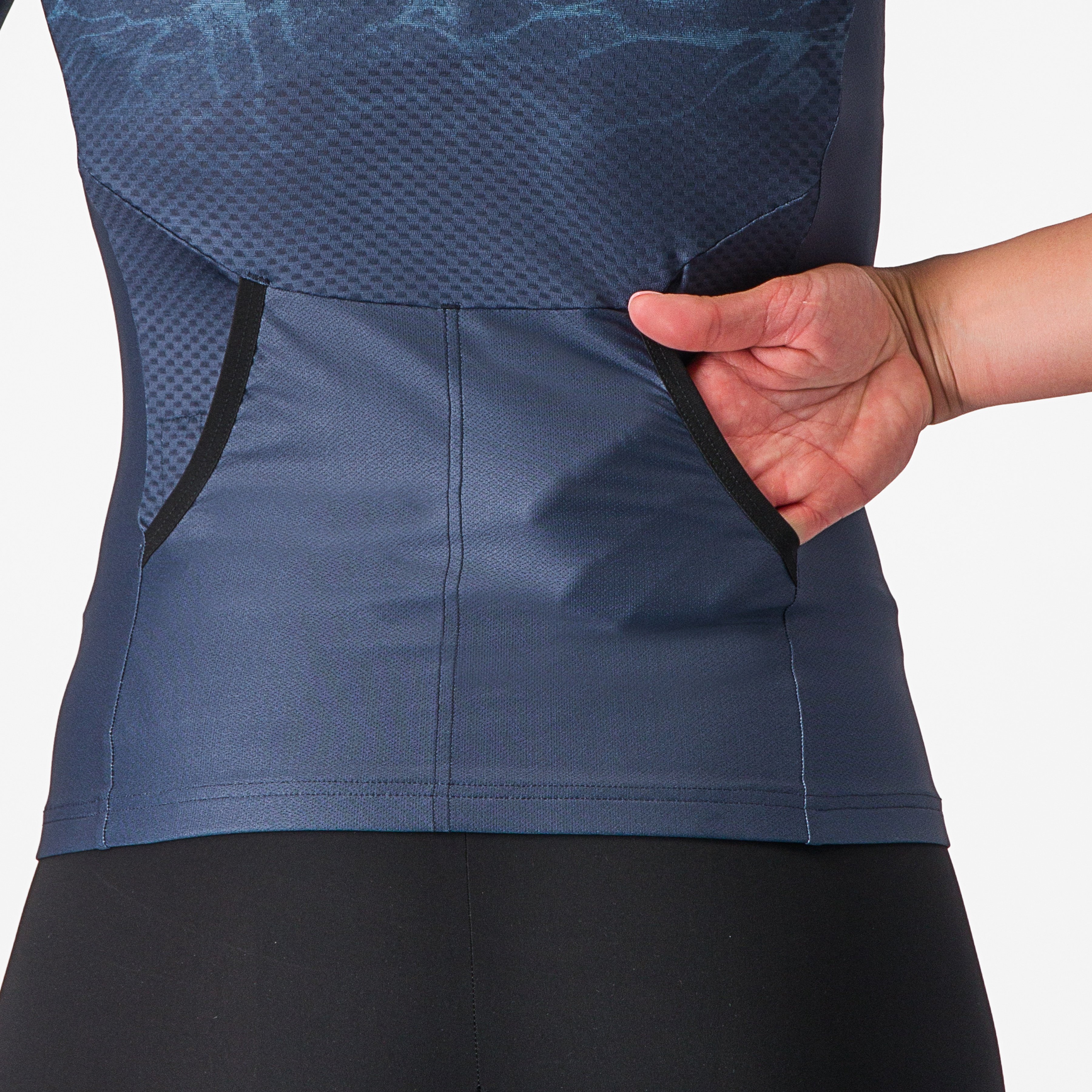 Free speed 2 w race top - belgian blue/light turquoise - castelli