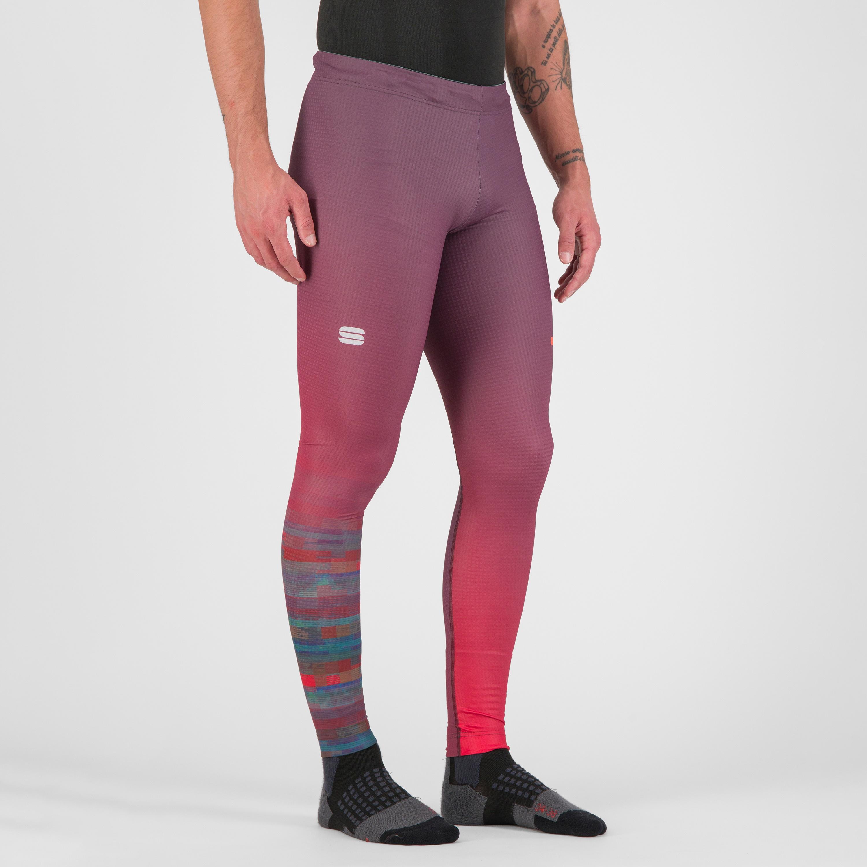 Apex tight - huckleberry/tango red - sportful