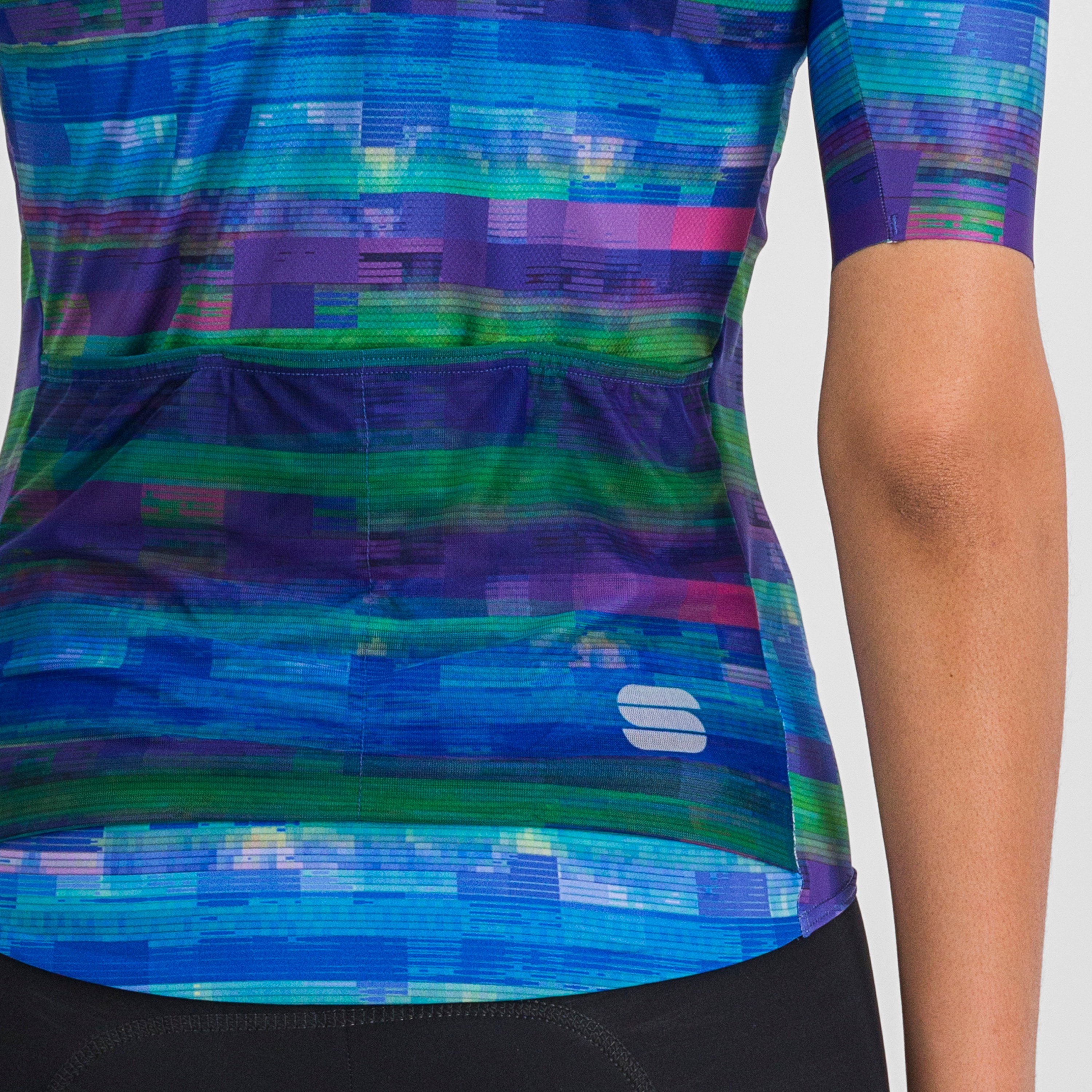 Glitch w bomber jersey - multicolor blue - sportful