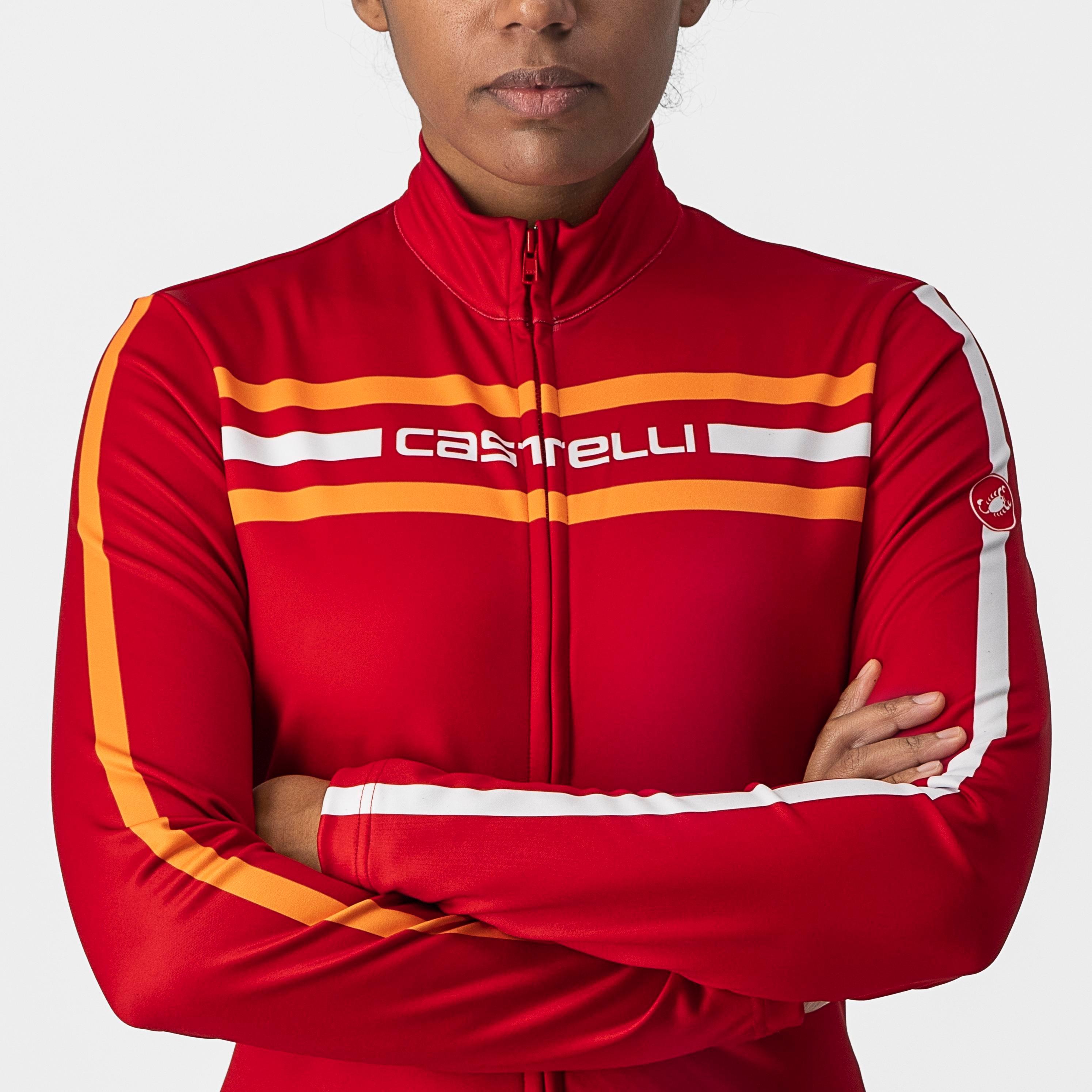 Unlimited w thermal jersey - dark red - castelli