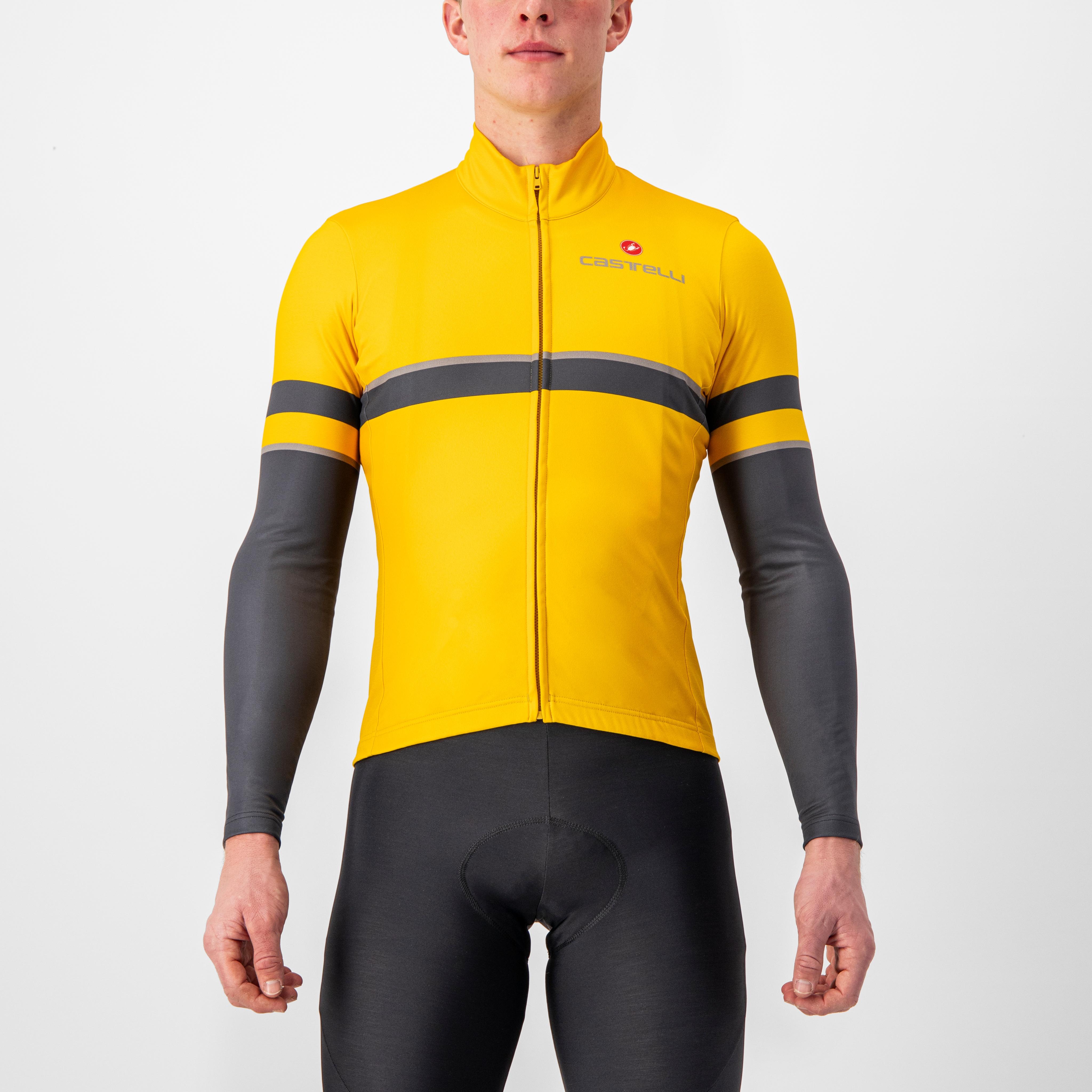 Retta ls jersey - goldenrod/dark gray - castelli