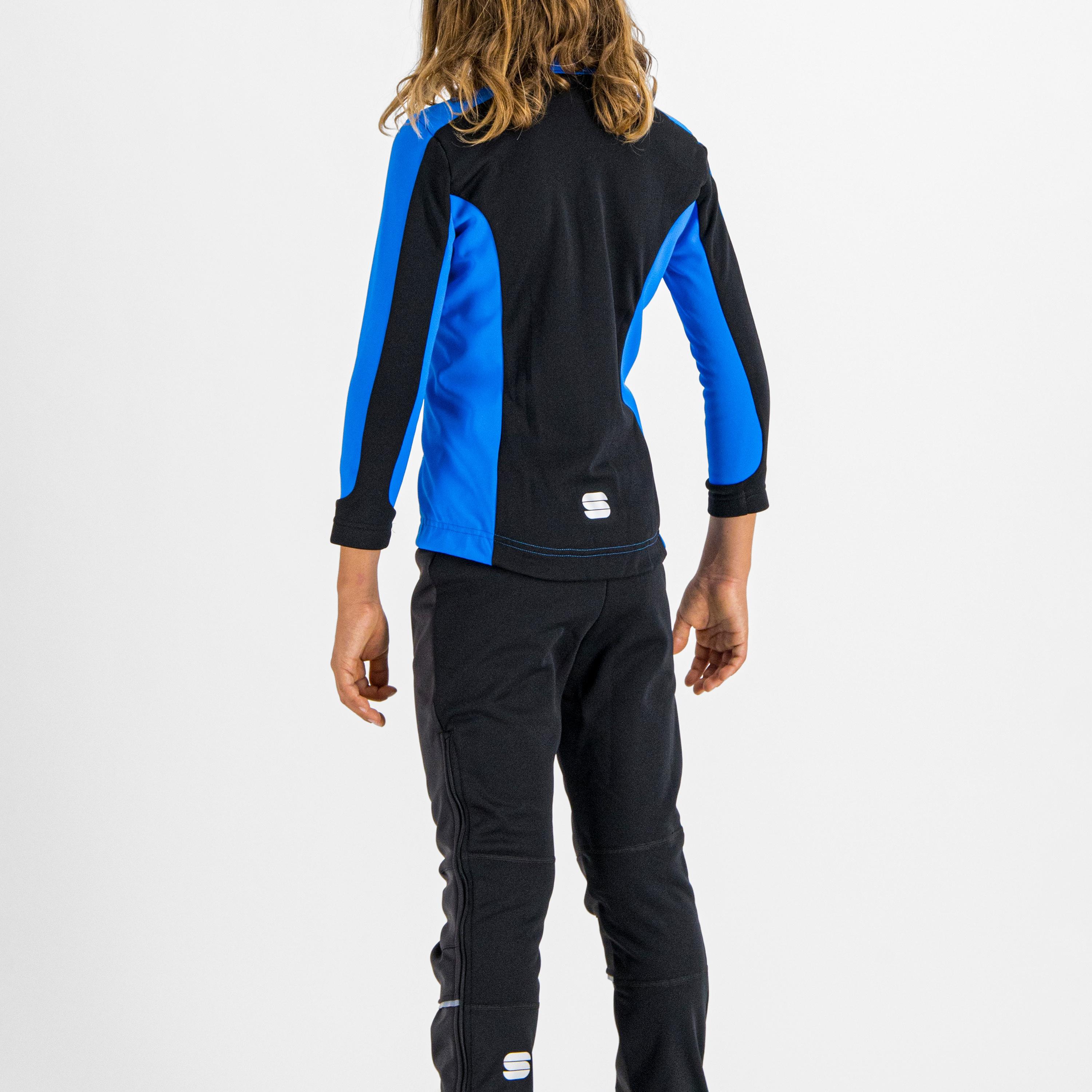 Squadra kid's jacket - brilliant blue/black - sportful