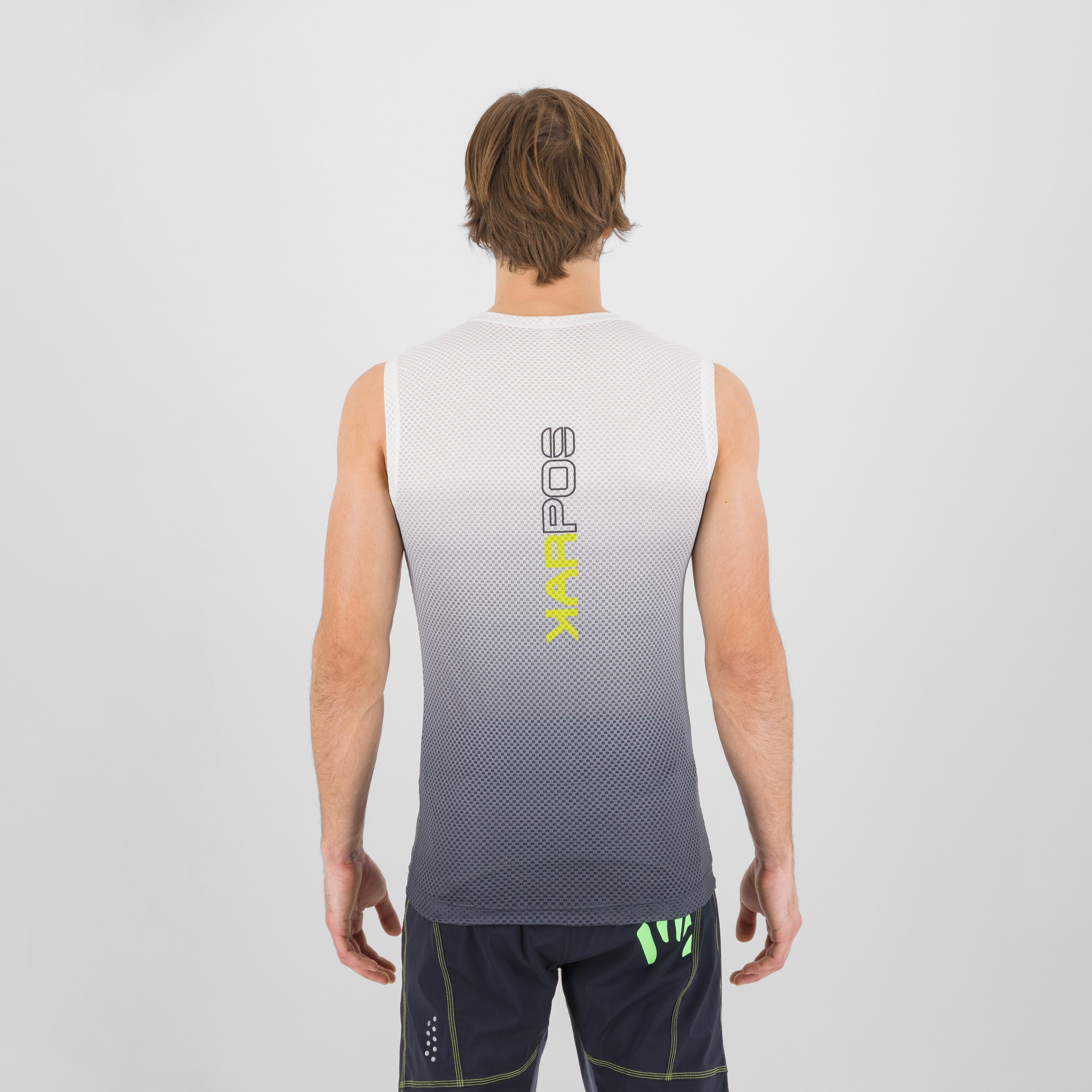Verve mesh sleeveless - vulcan/bright white - karpos