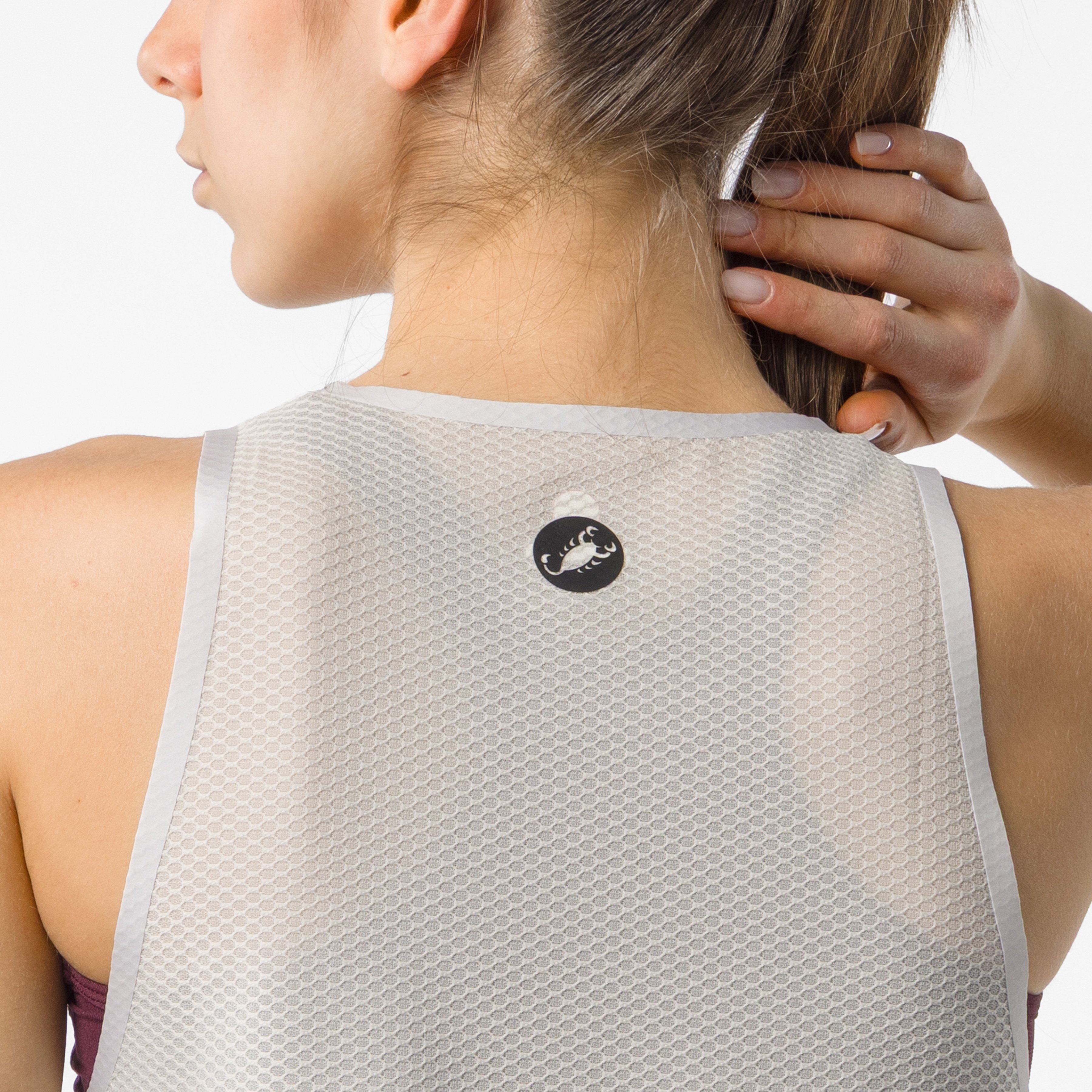 Comfort travel mesh top - silver moon - castelli