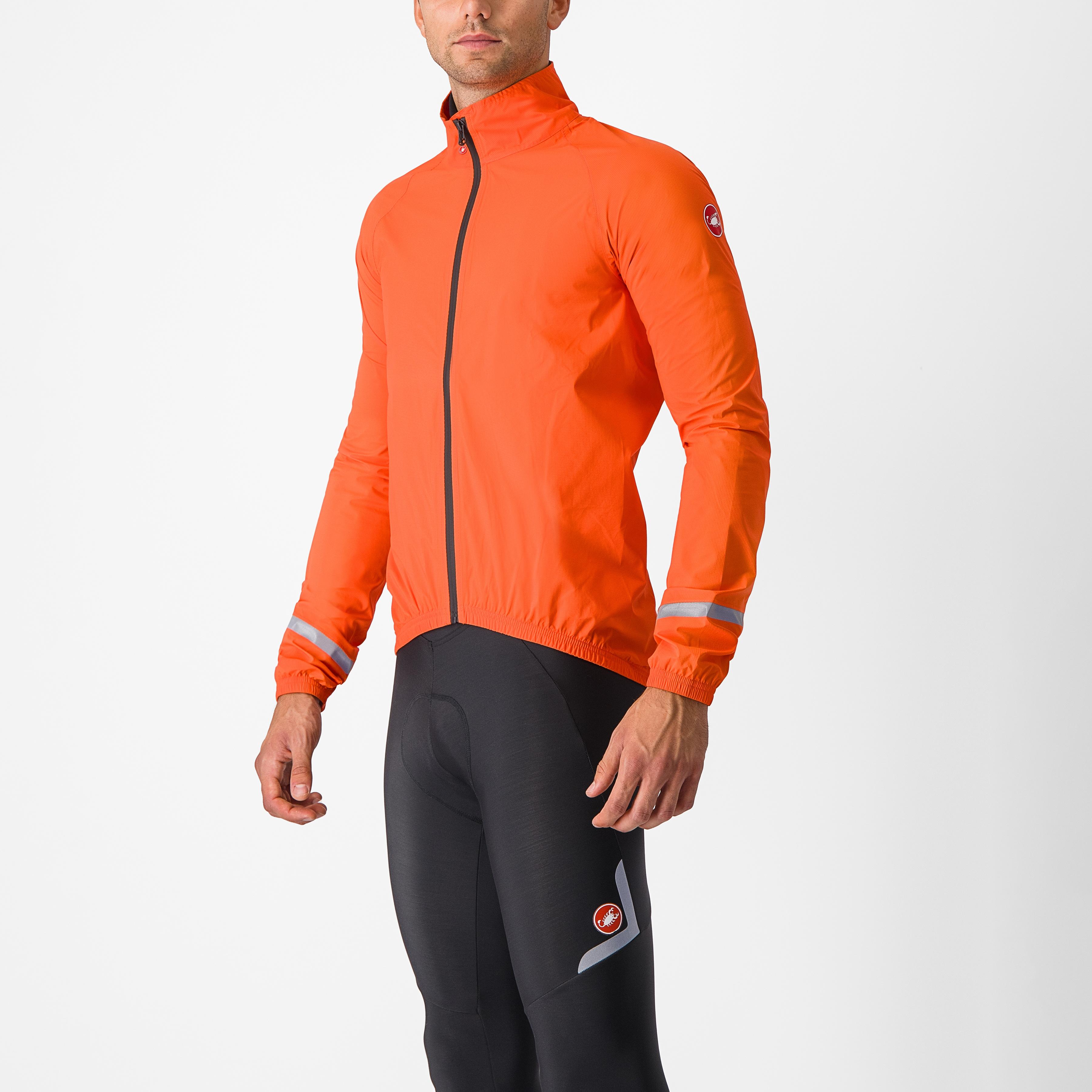 Emergency 2 rain jacket - brilliant orange - castelli