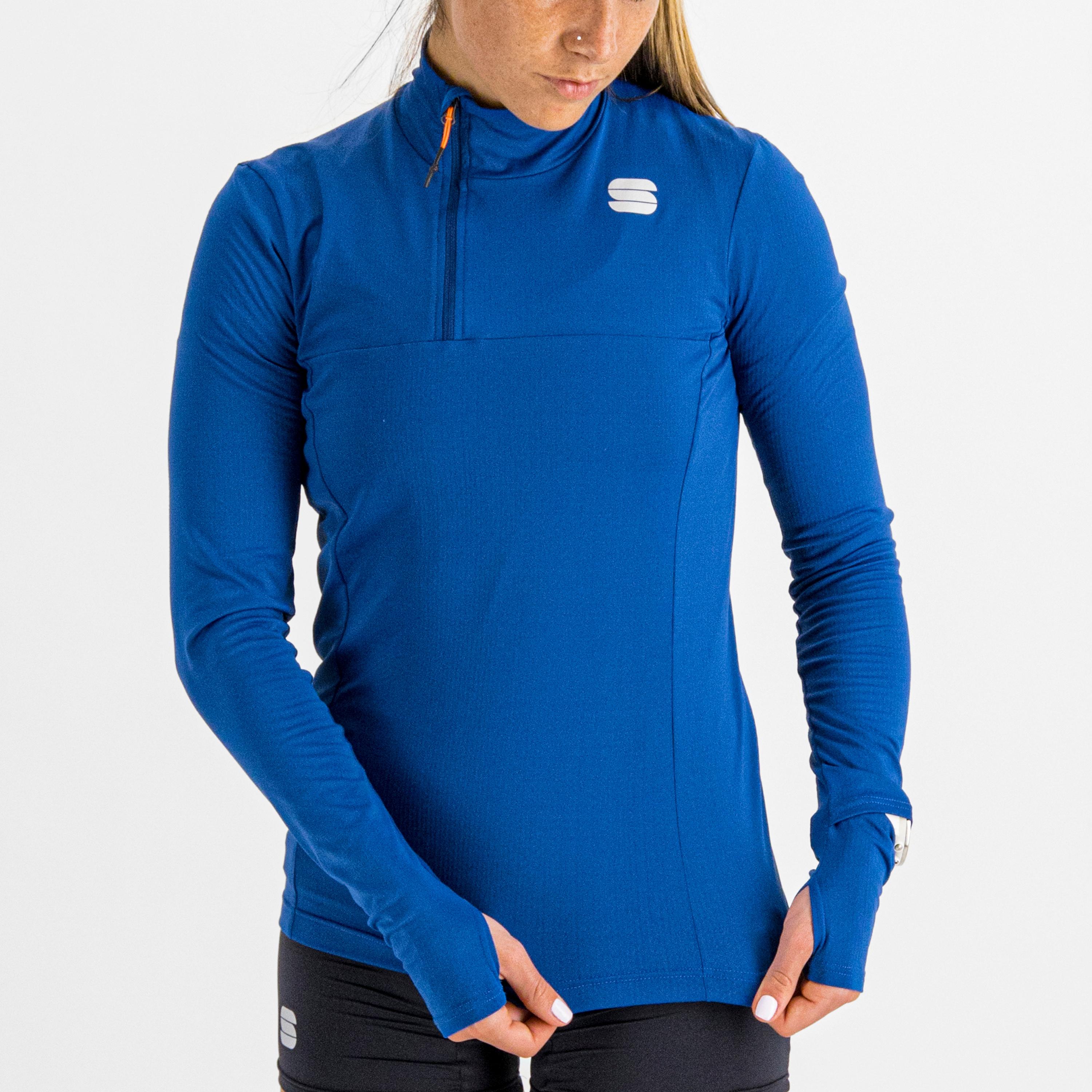 Cardio tech w jersey long sleeve - blue ceramic - sportful
