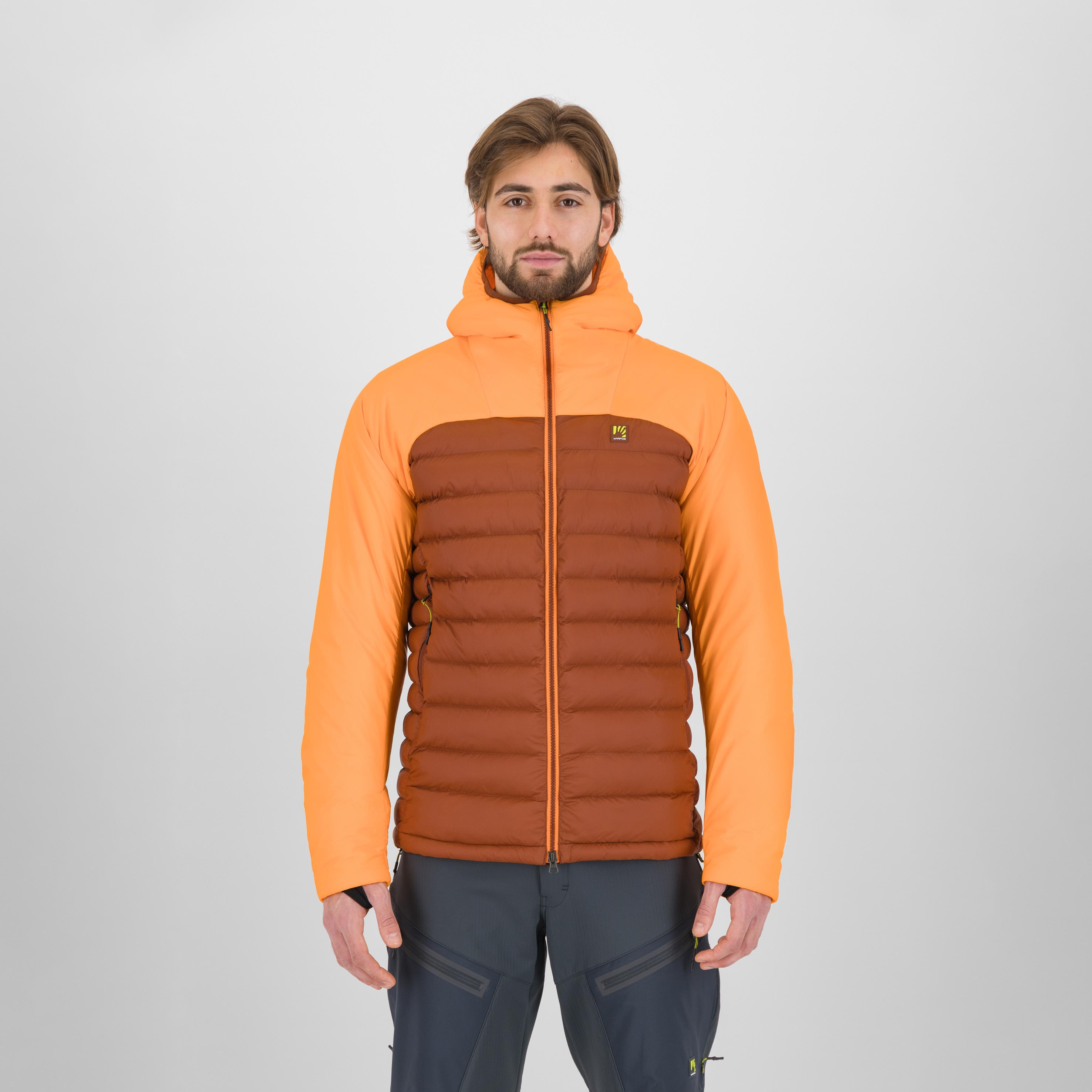 Sass d'ortiga hoodie jacket - mahogany/vibr.orange - karpos