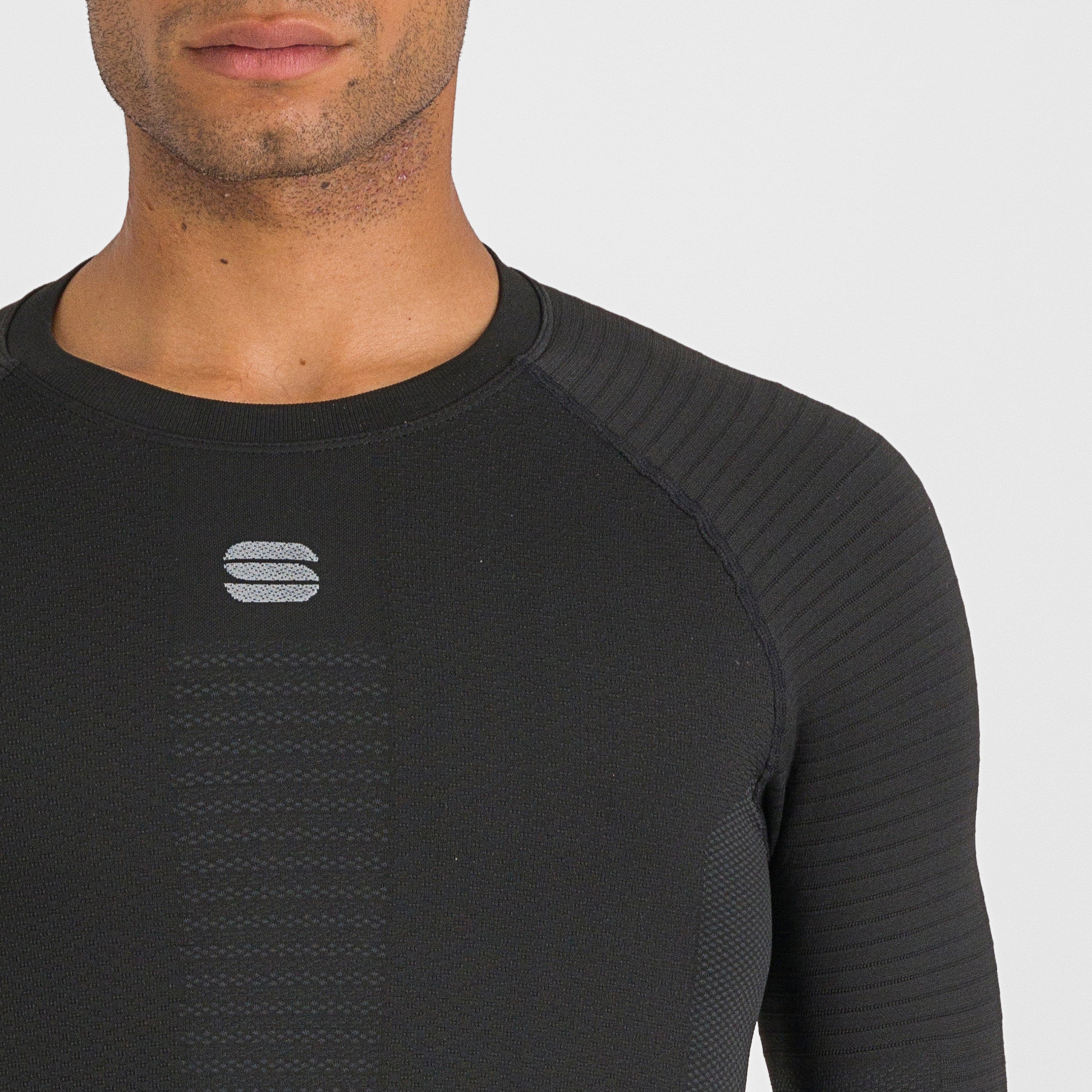 2nd skin tee long sleeve - black - sportful