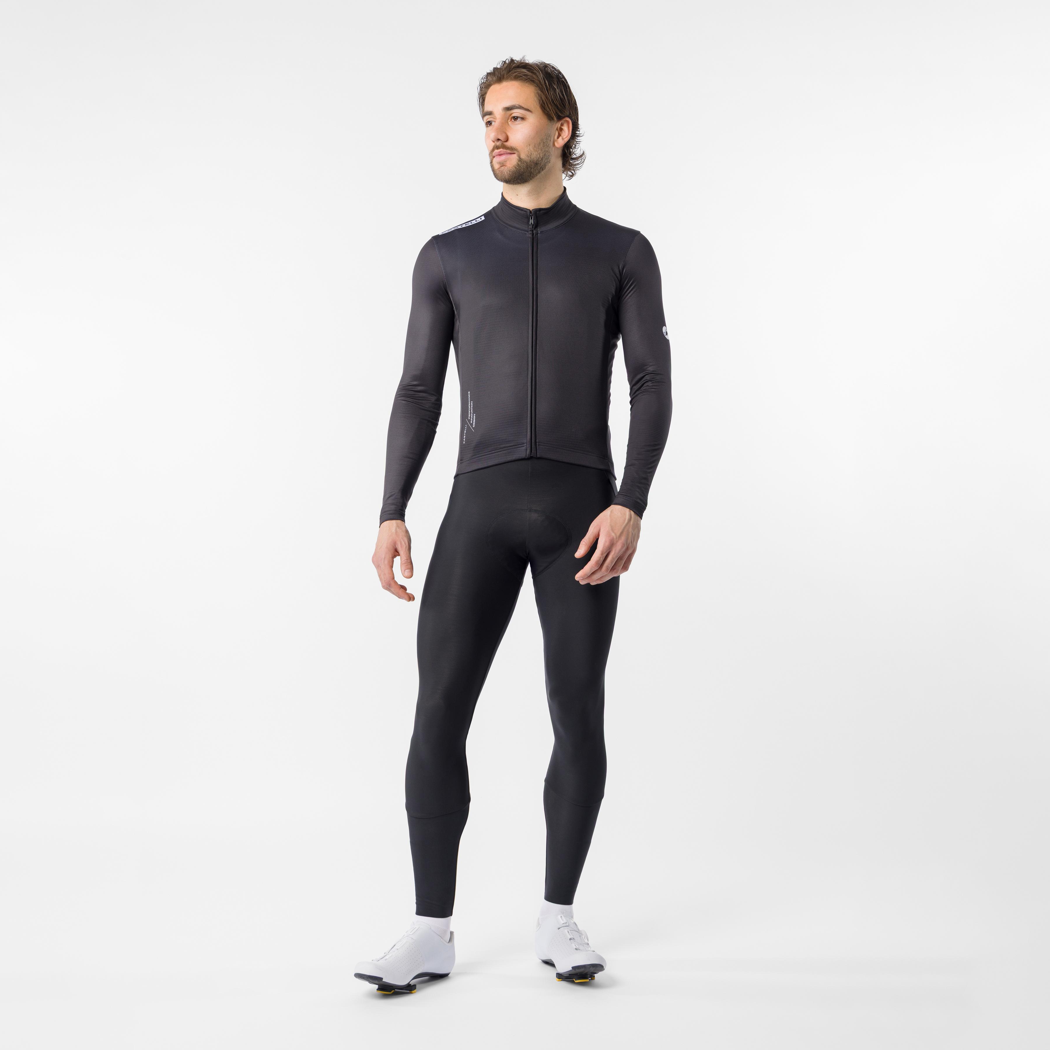 Quadro thermal jersey - black/white - castelli