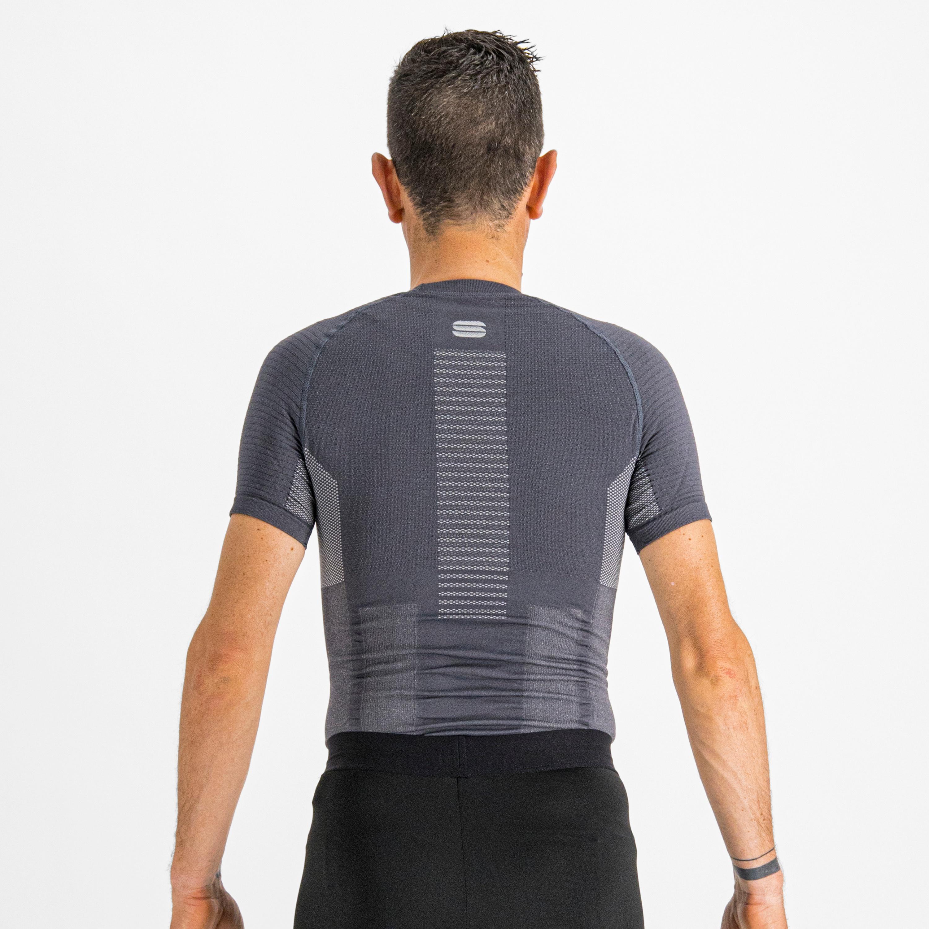 2nd skin tee - dark grey/silver - sportful